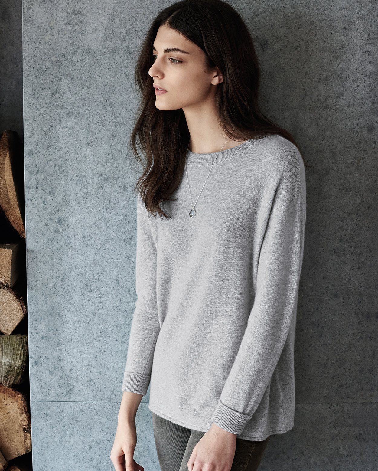 Poetry - Cashmere sweater with cross-back detail