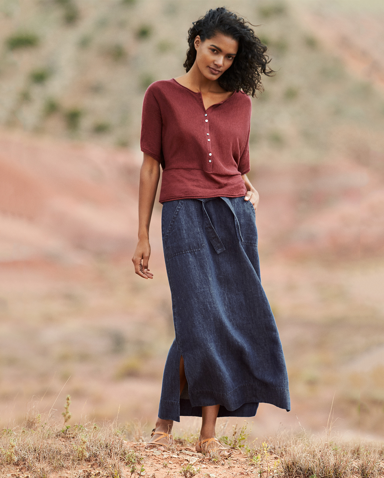 poetry maxi skirt