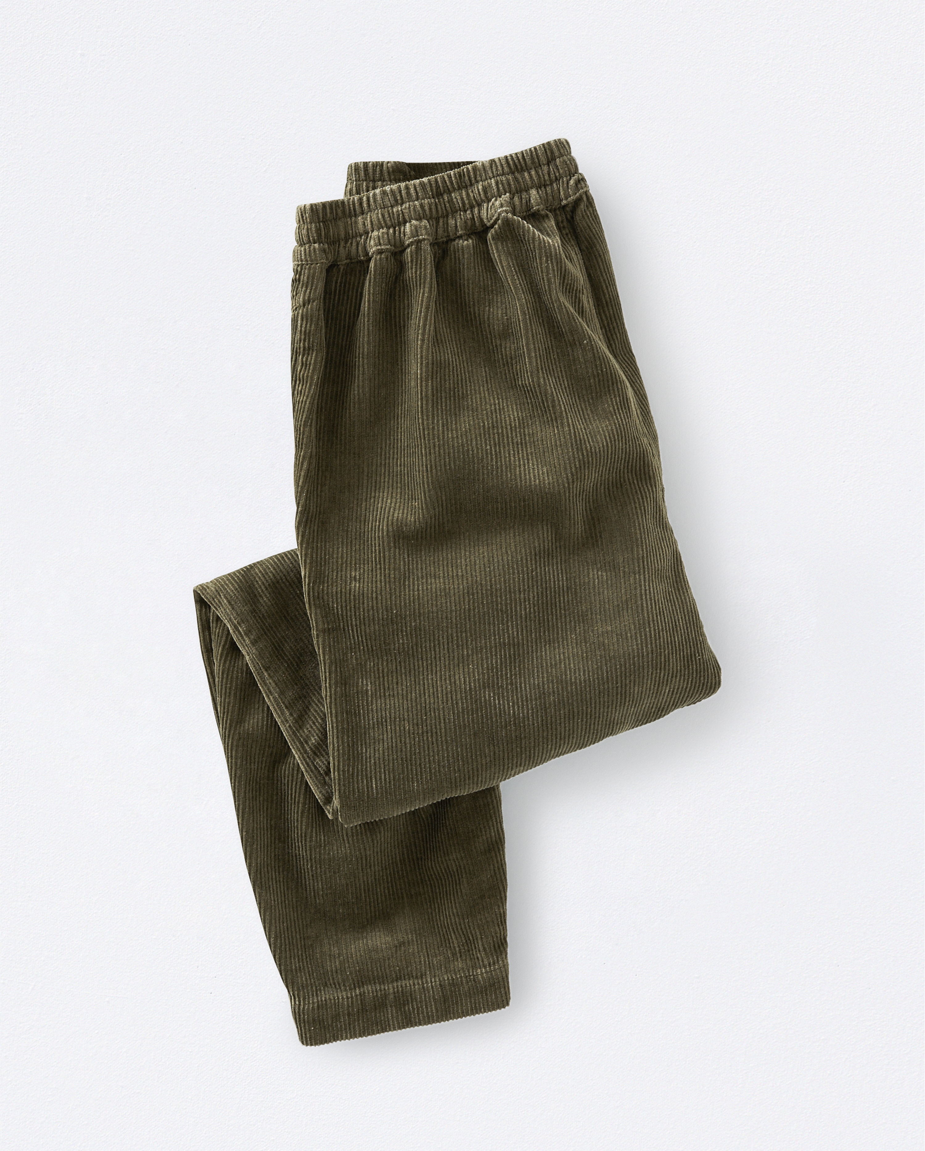 tapered cord trousers