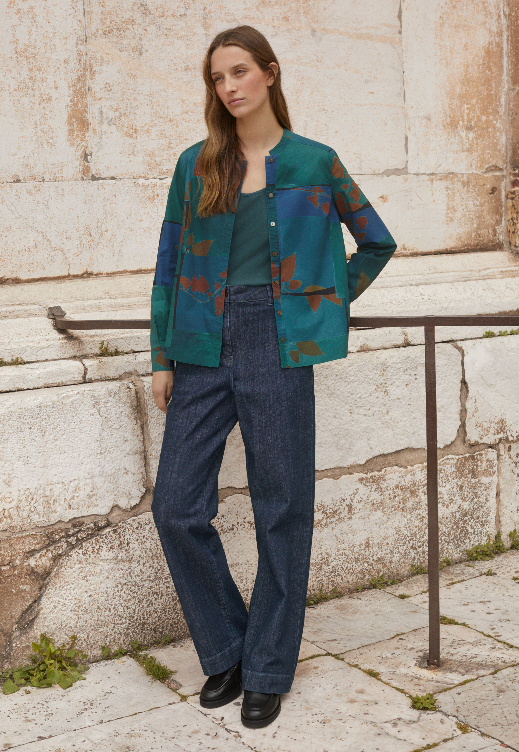 Wide tapered jeans 2025