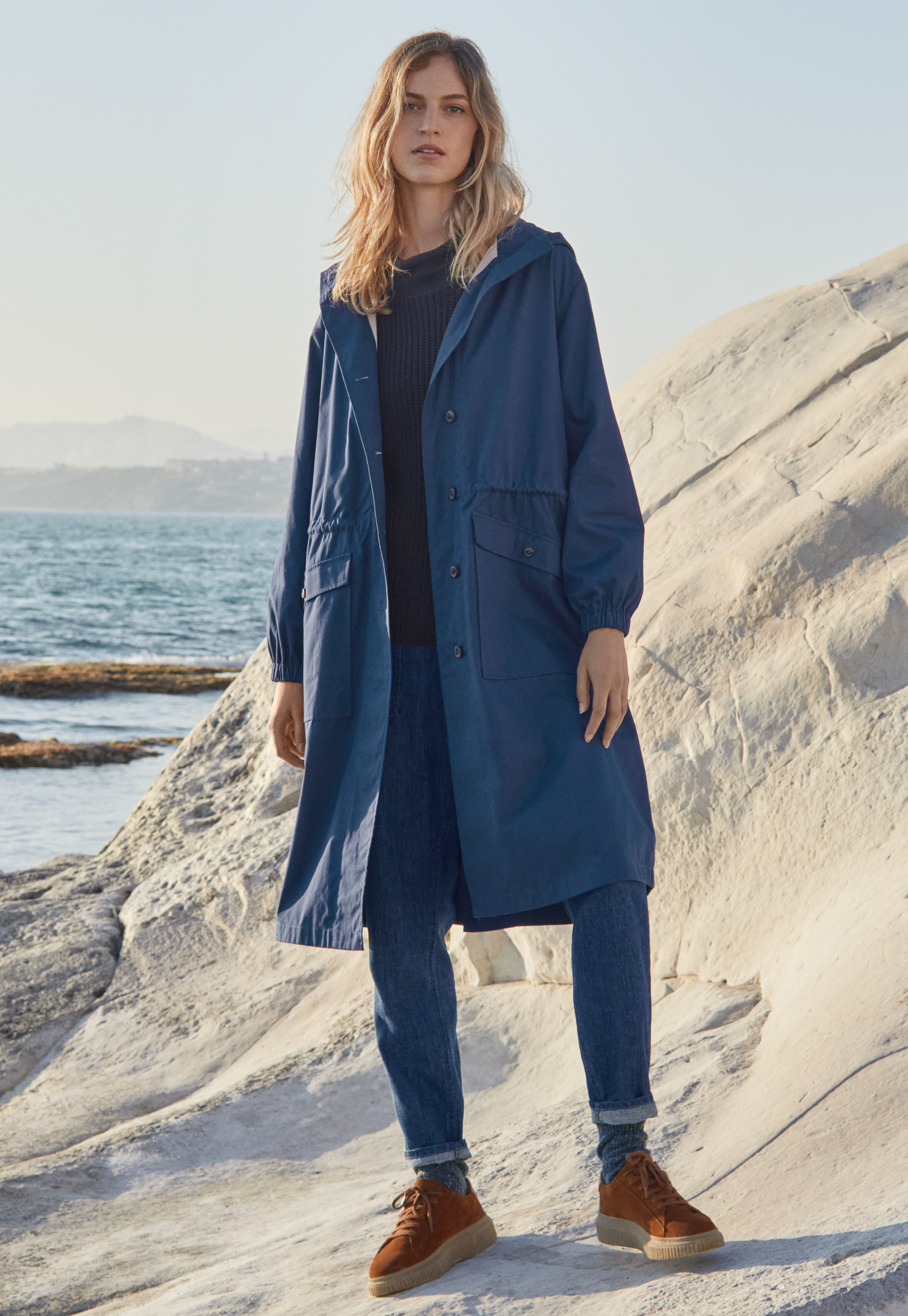 coated raincoat