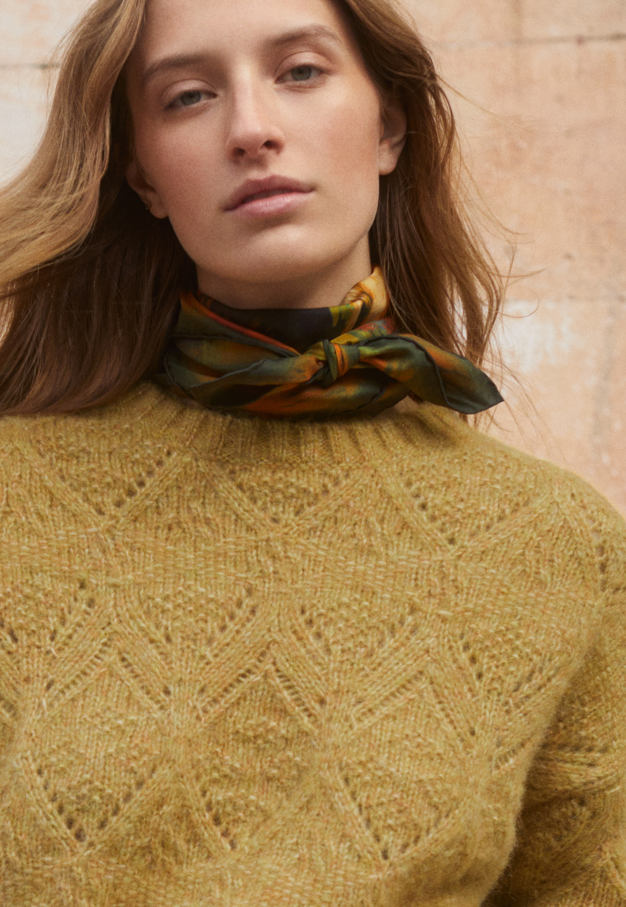 Pointelle sweater sale
