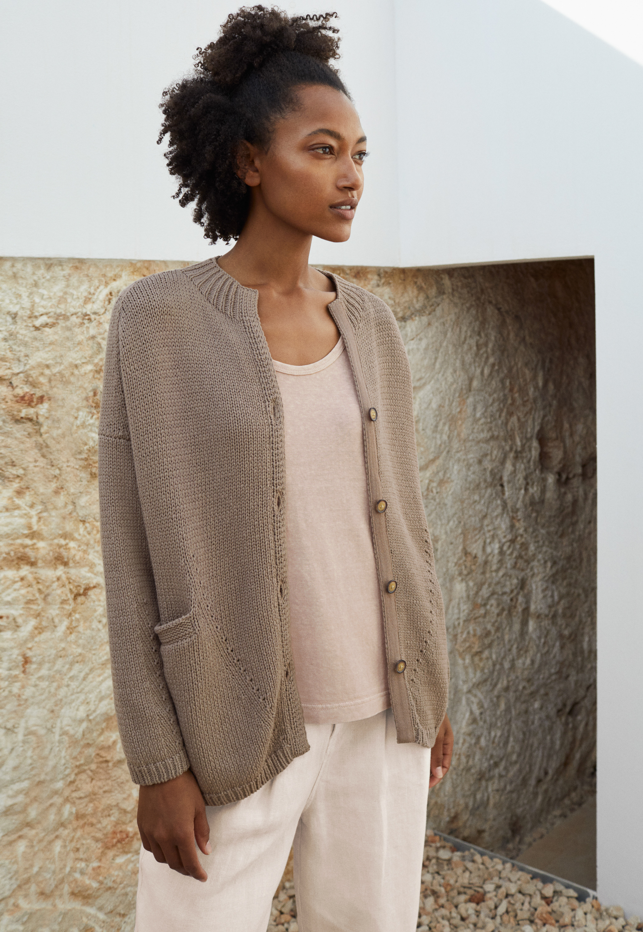 Poetry - Relaxed cotton cardigan