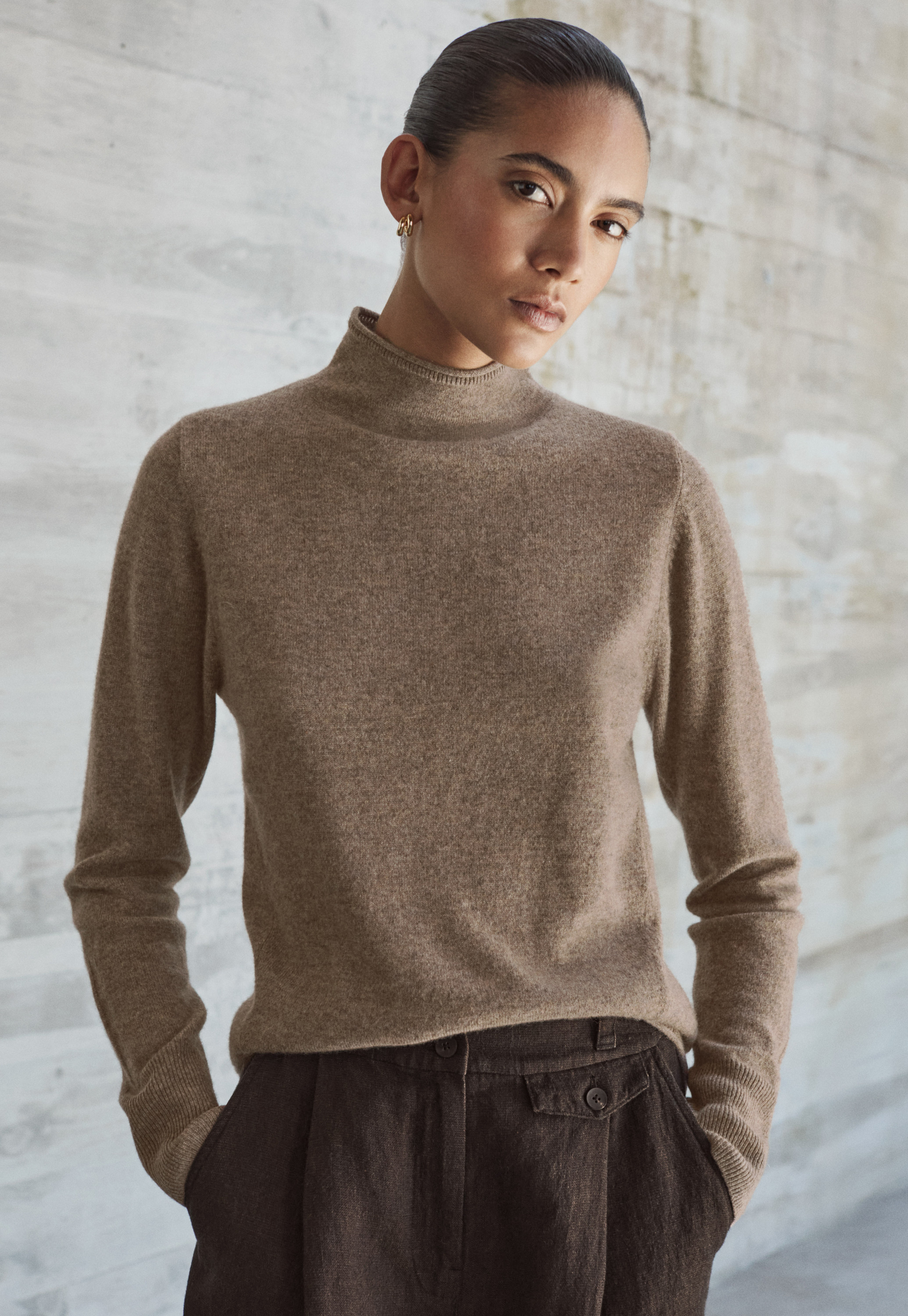 【2plan】Trinky boat neck loose fit knit Boatneck Sweater KNITTING PATTERN Women/medium Worsted Yarn