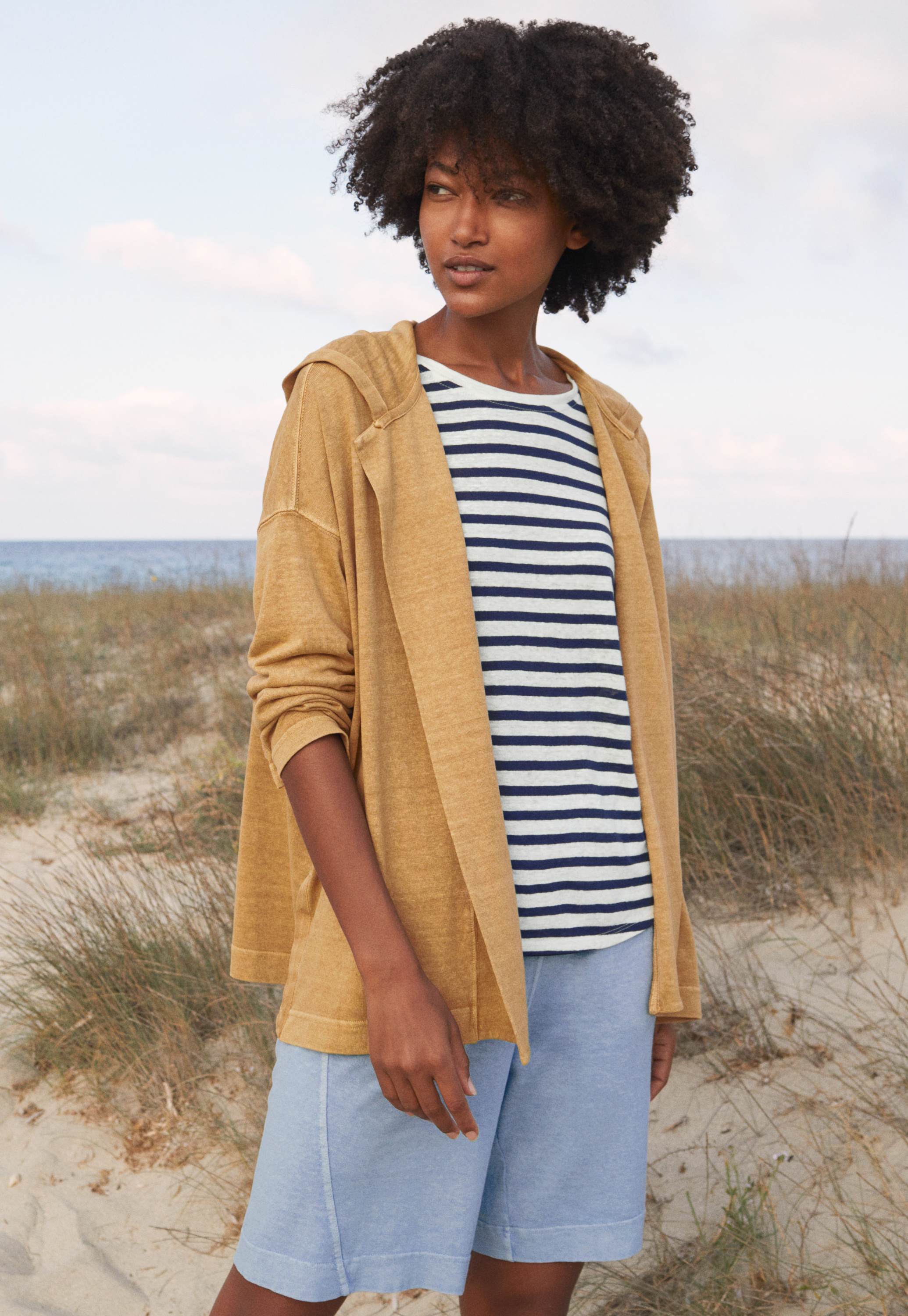 Hemp \u0026 organic cotton jersey cardigan