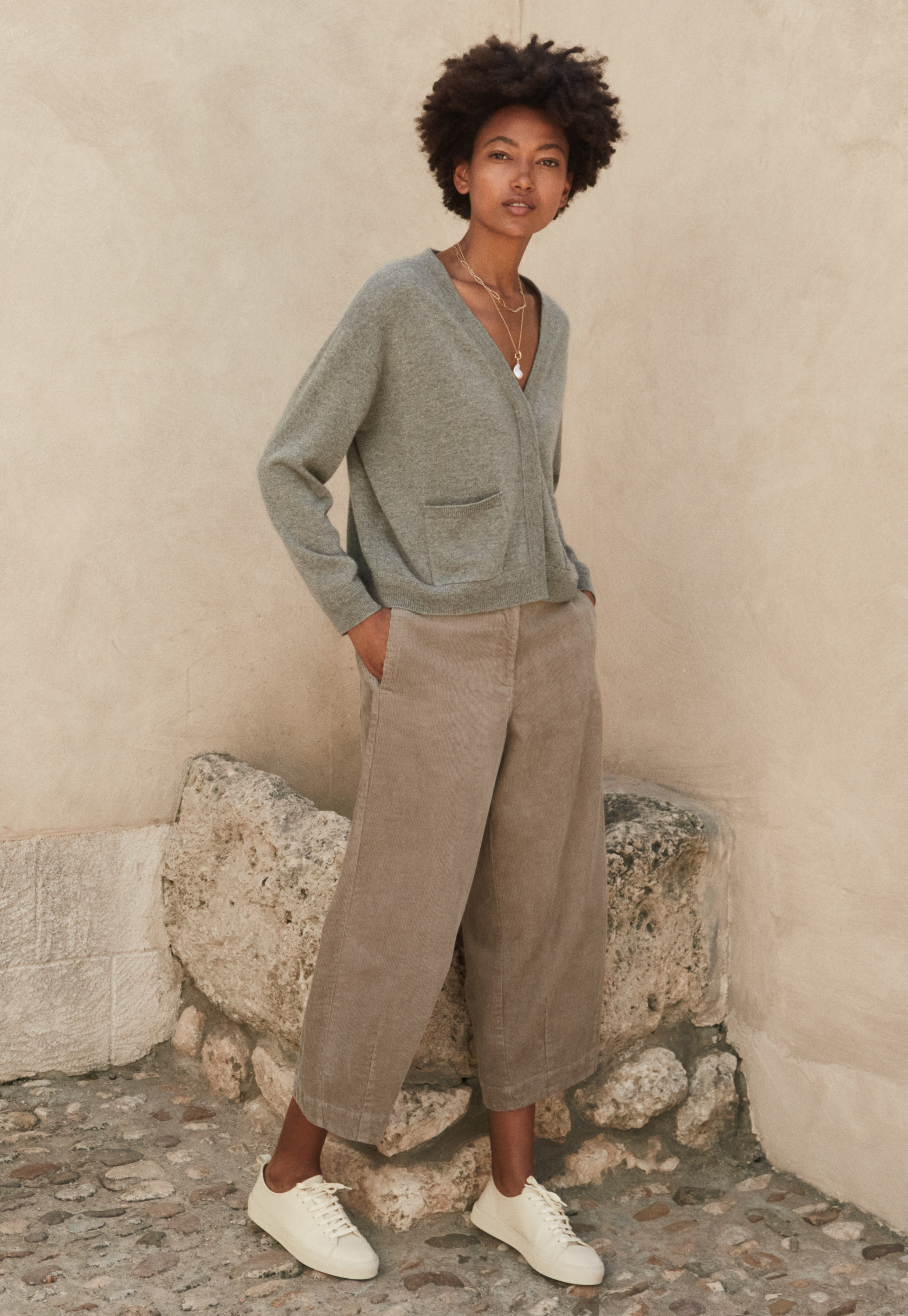 Poetry - Boxy cashmere cardigan