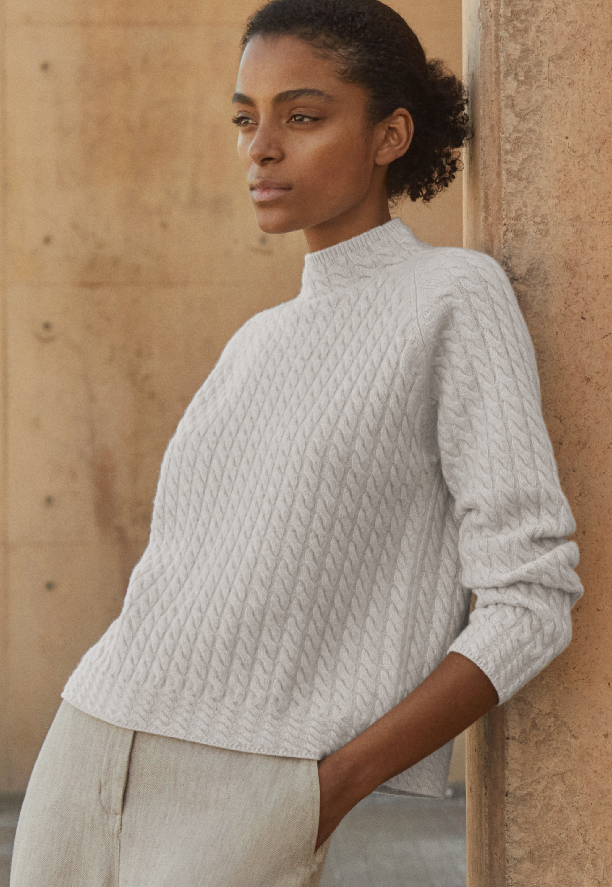 Poetry Cashmere cable sweater