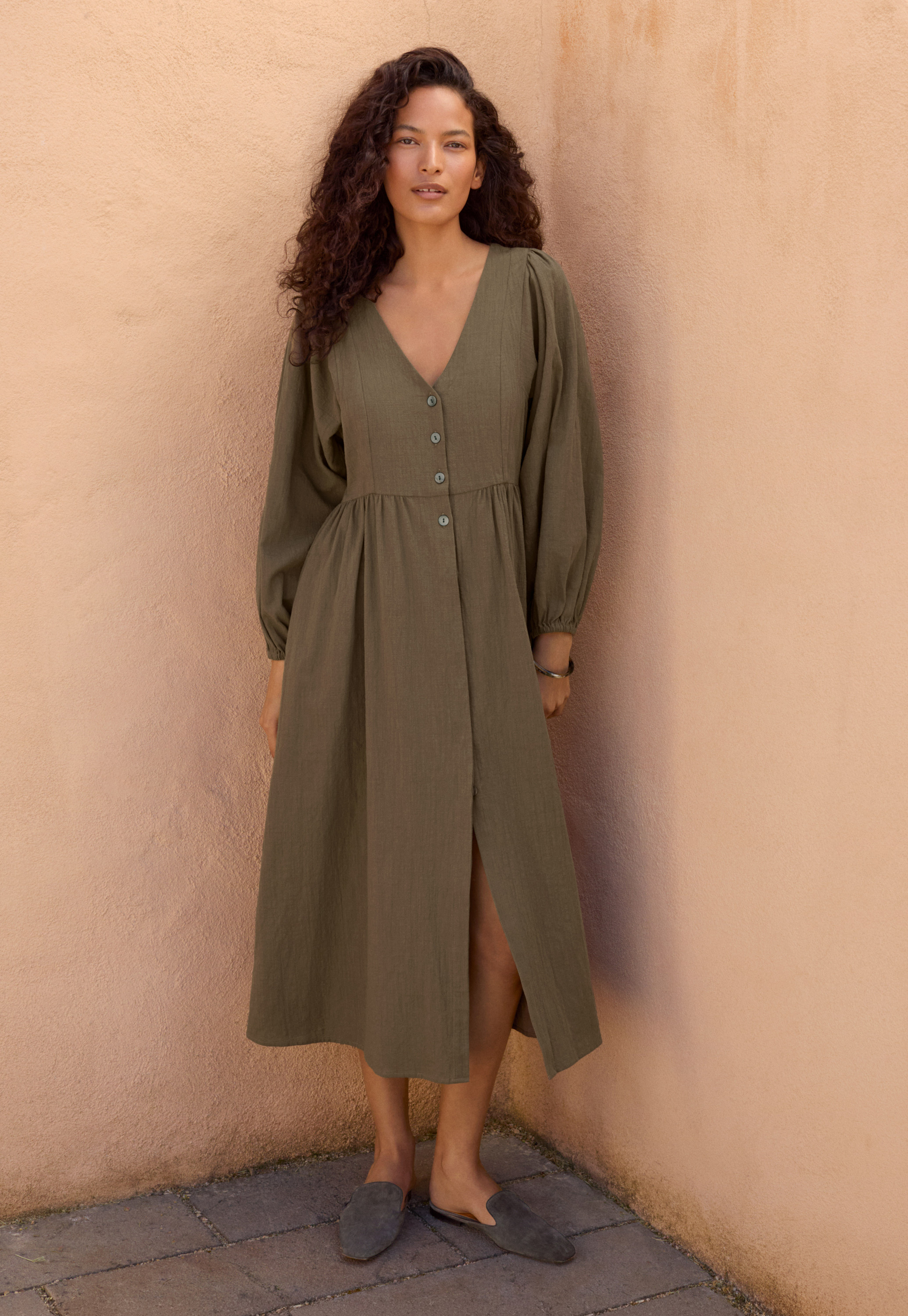 shirt cotton dress for women The Supima® Midi extended:301510 Kleur:Leiklipblou and honors the natural Boden Women's Serena Tropical