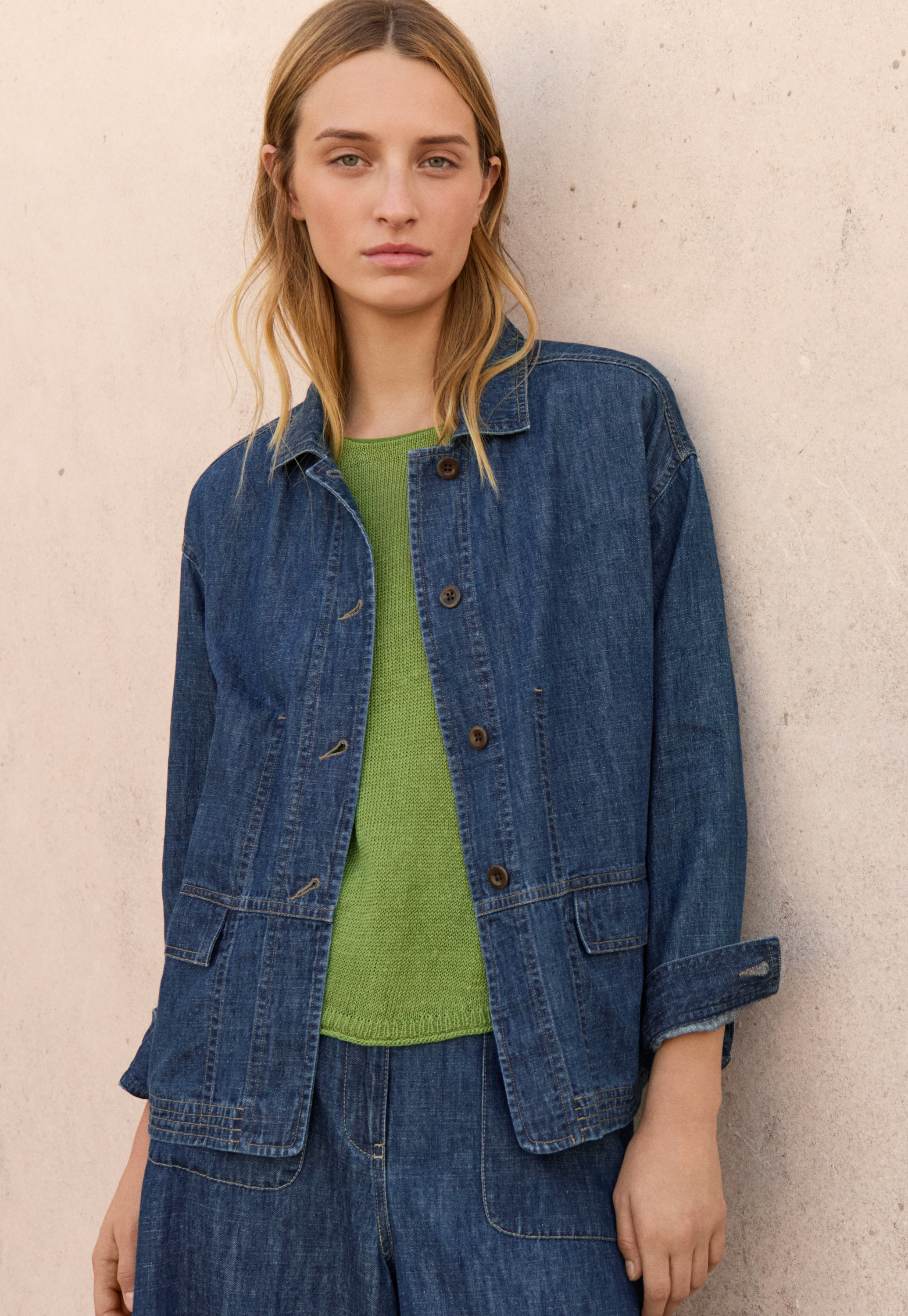 SPORTIVO [Bluefaced wool dobby over jacket charcoal]