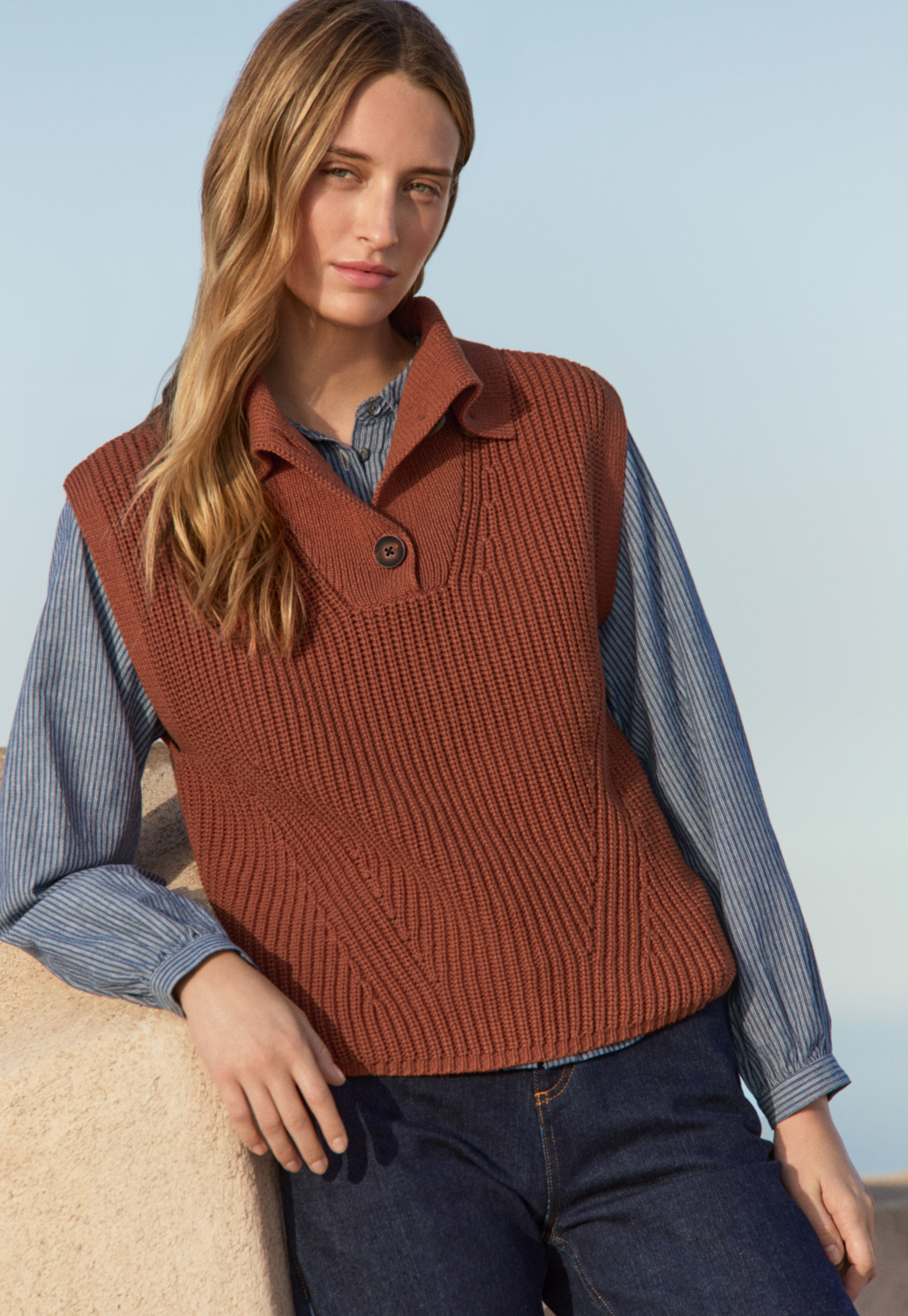 Boatneck Vest Knitting Pattern – mondayjournal