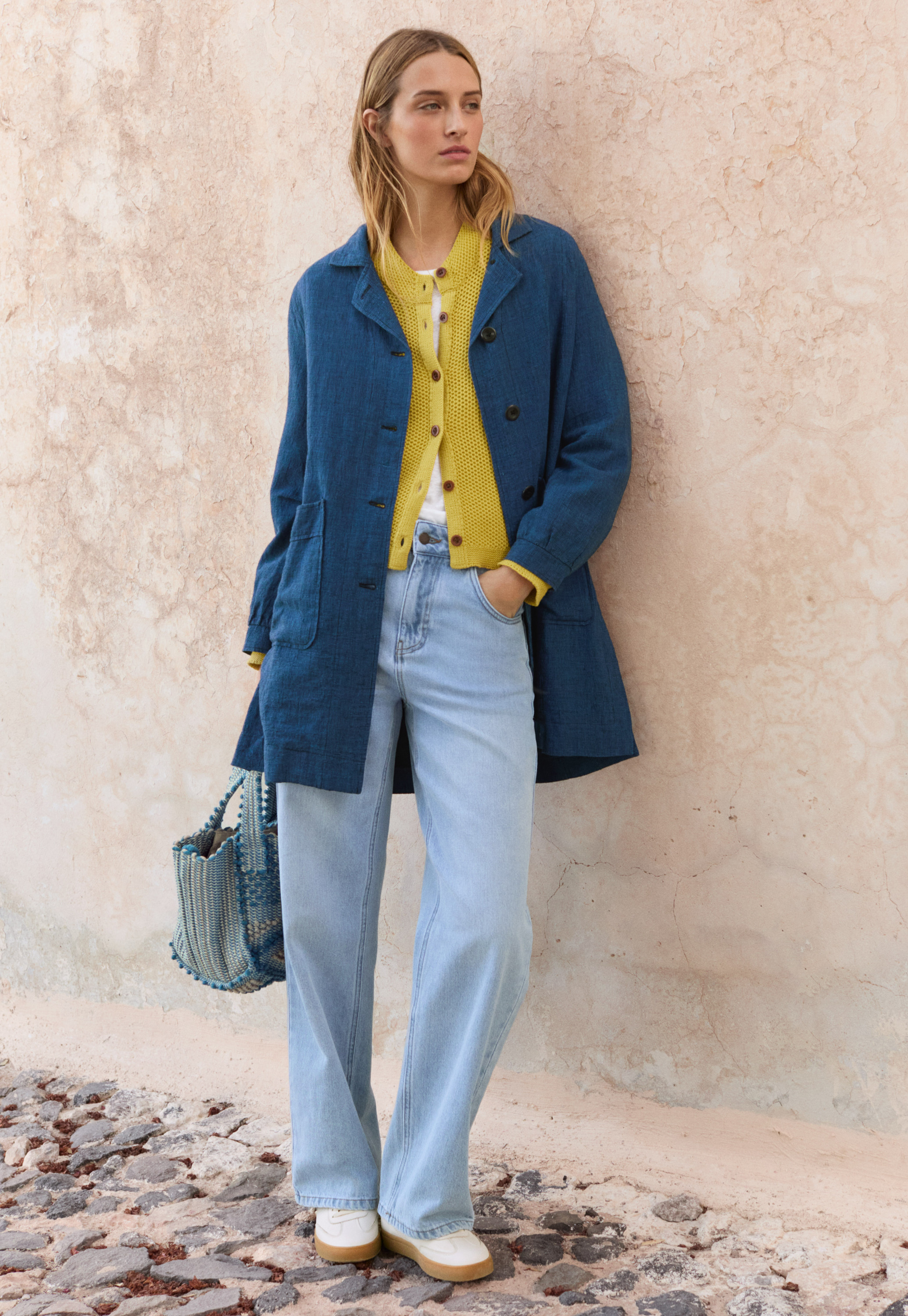 Poetry - Long linen jacket Poetry - Long linen jacket
