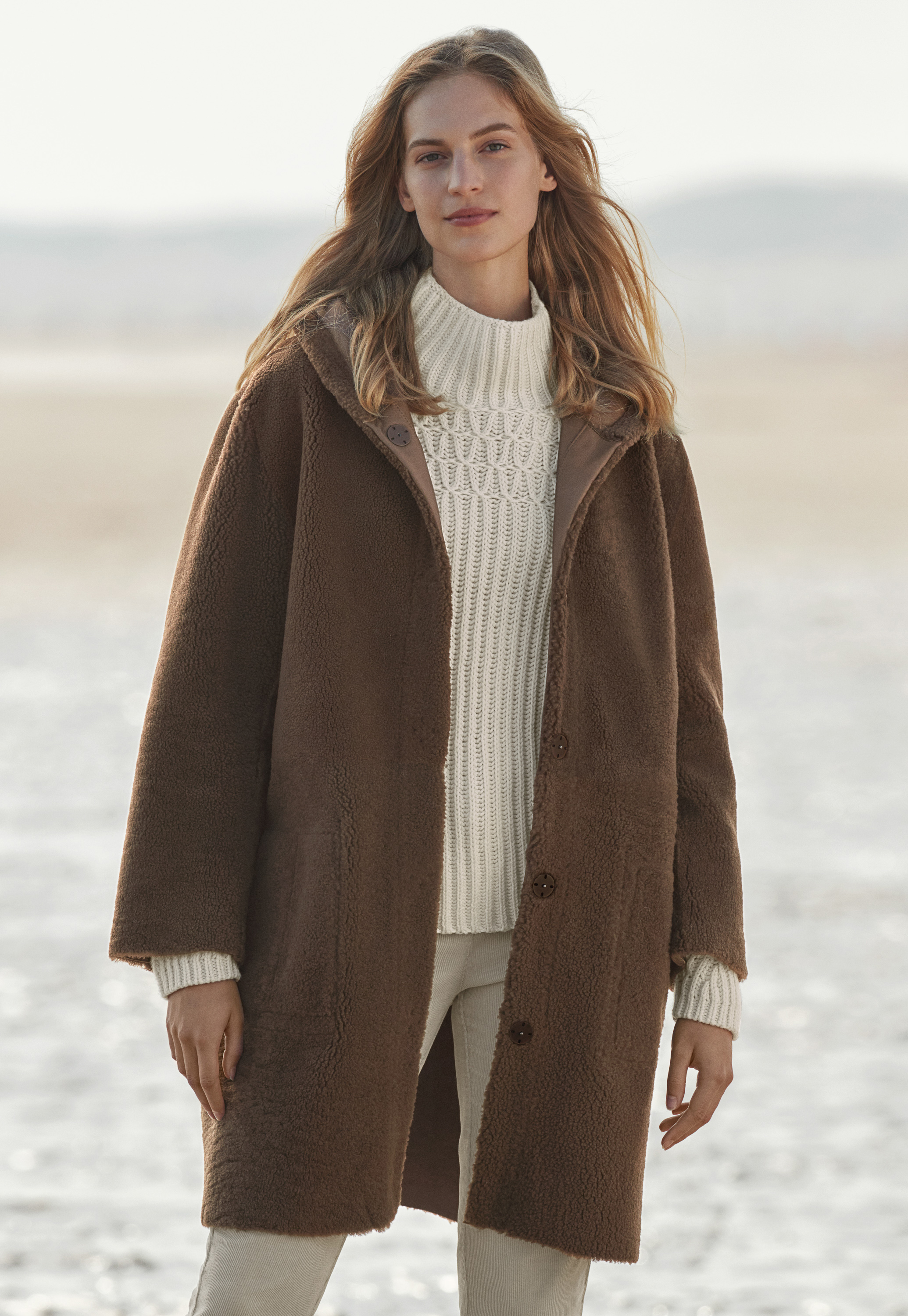 Poetry - Reversible sheepskin coat