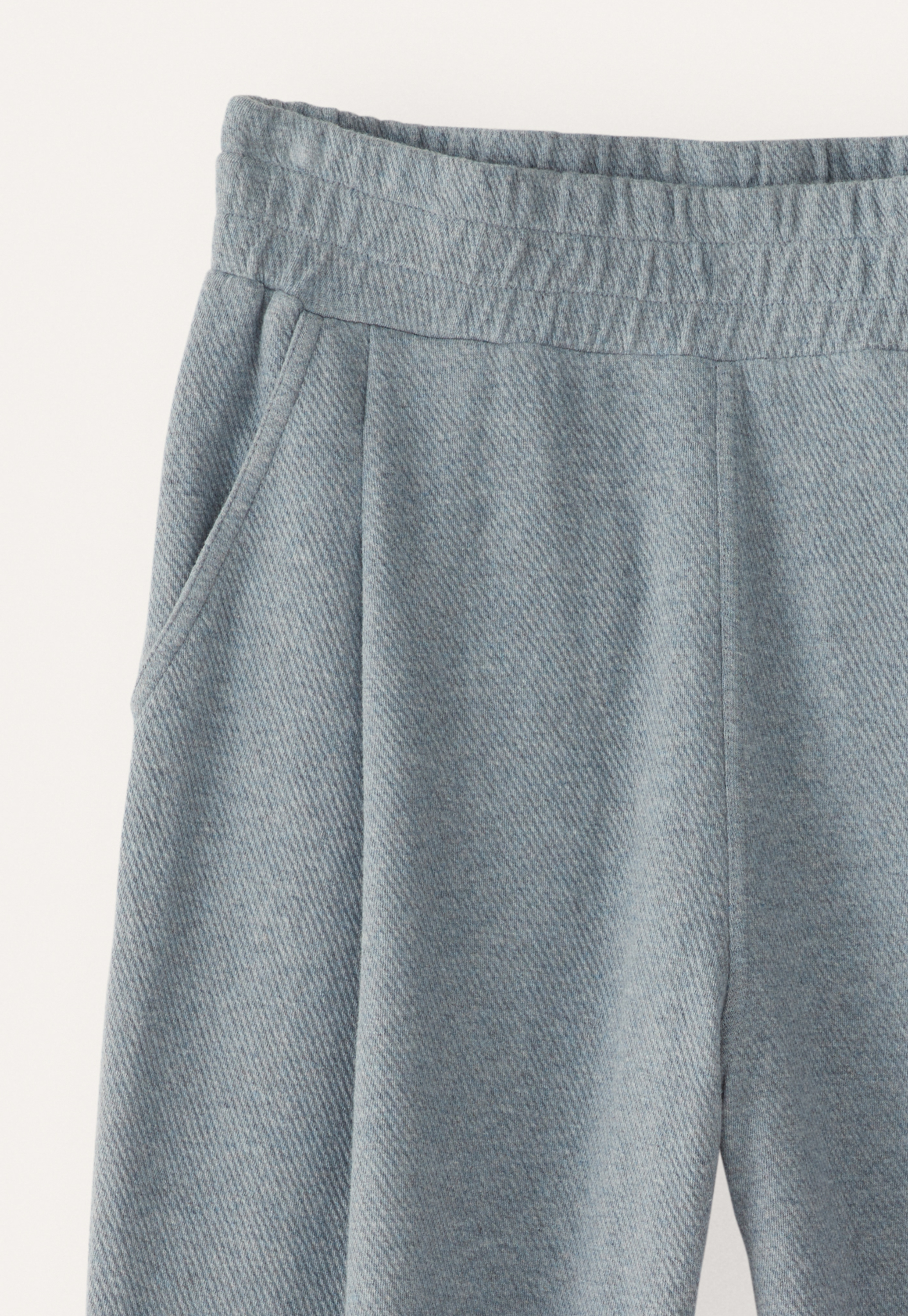 Poetry - Pleat-front cotton jersey trousers