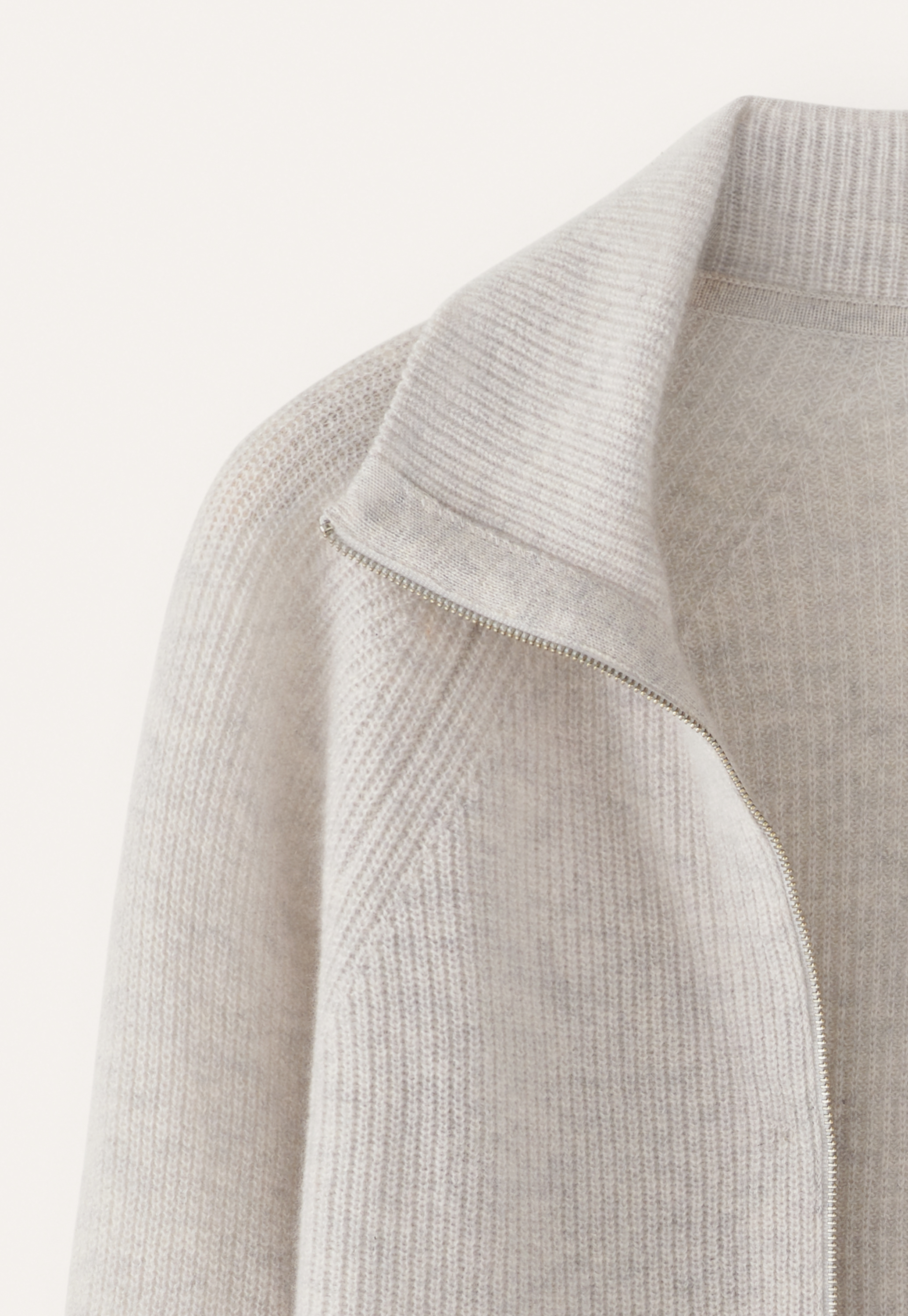 Zip front cashmere sweater hotsell