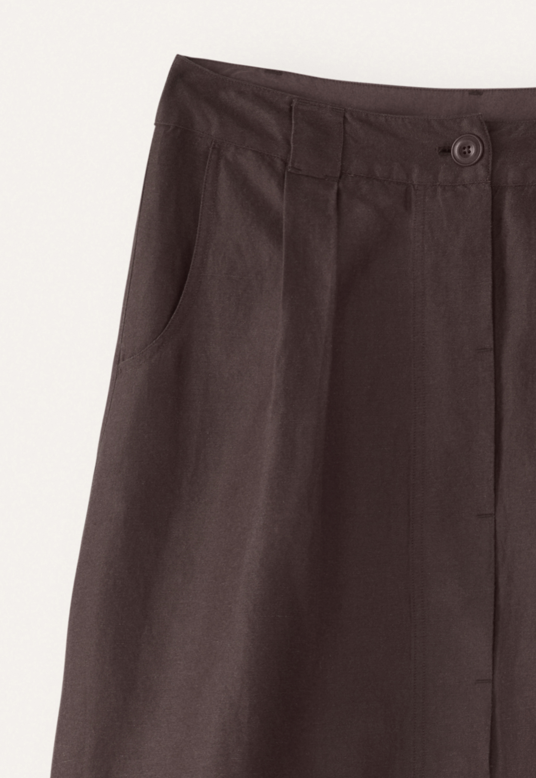 Poetry - Silk & linen A-line skirt