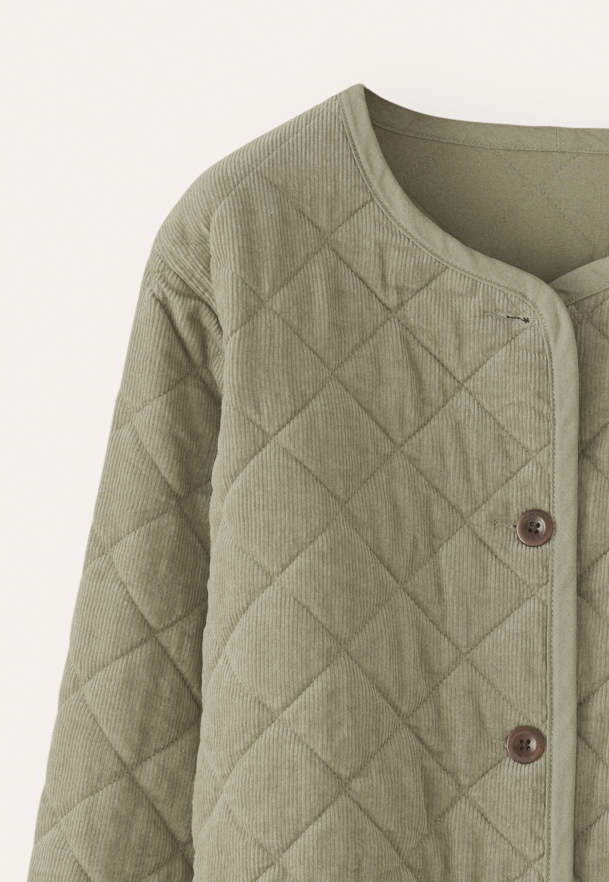 Poetry - Hemp & cotton quilted cord jacket