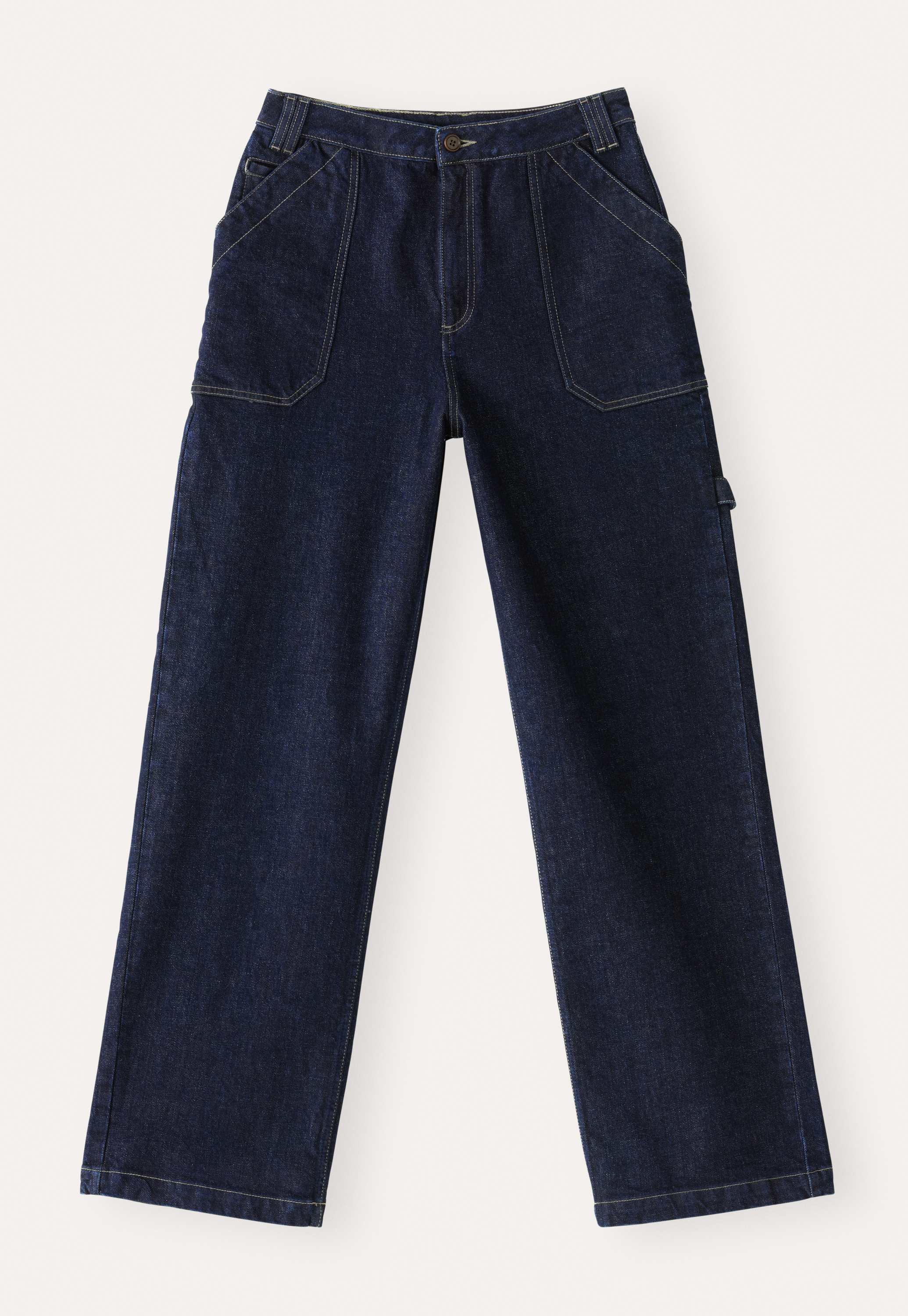 【DEARMINE】Carpenter Contrast Wide Denim DEARMINE】Carpenter Contrast Wide Denim (DEARMINE/デニム