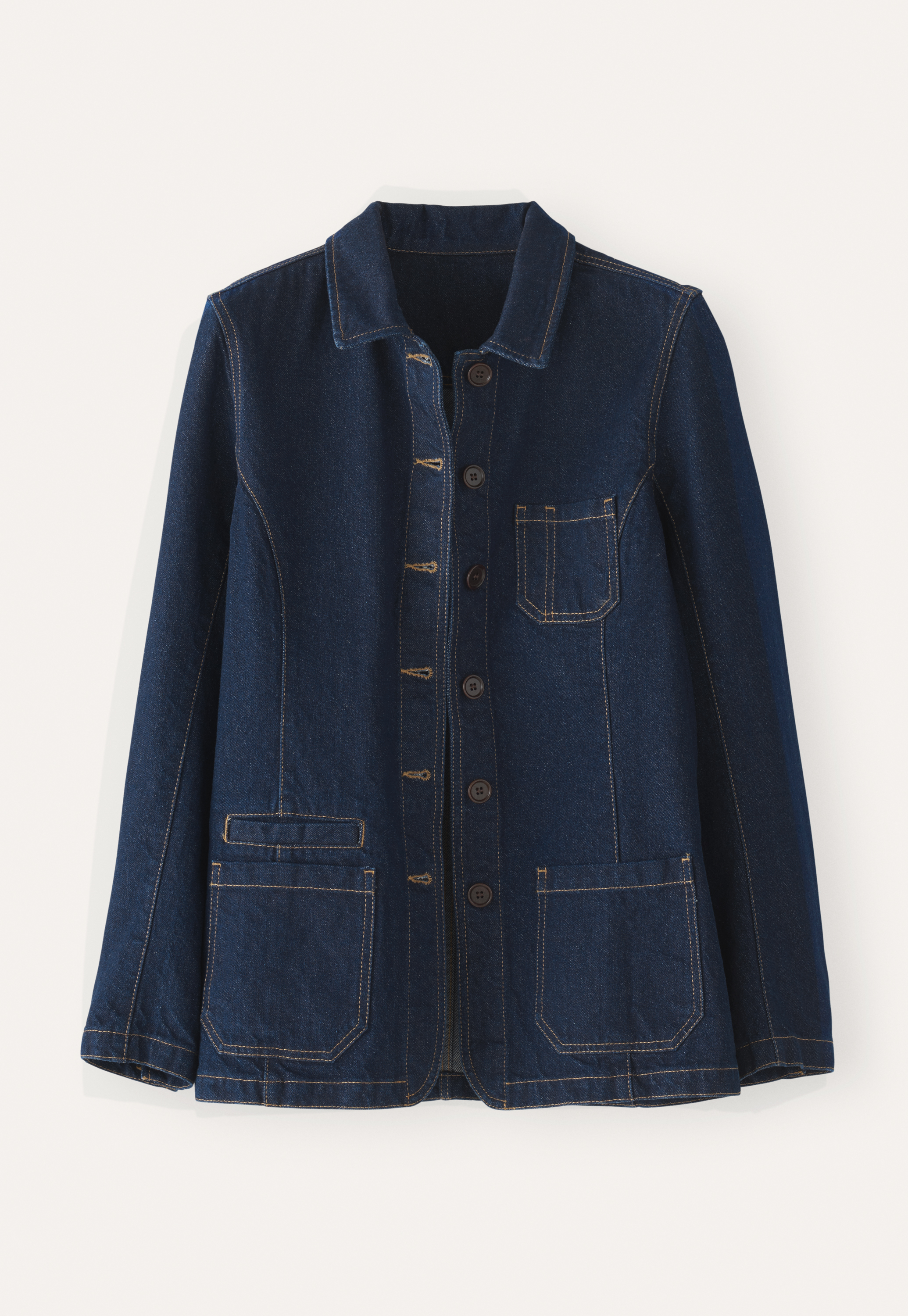 Poetry - Indigo-dyed denim jacket Poetry - Indigo-dyed denim jacket