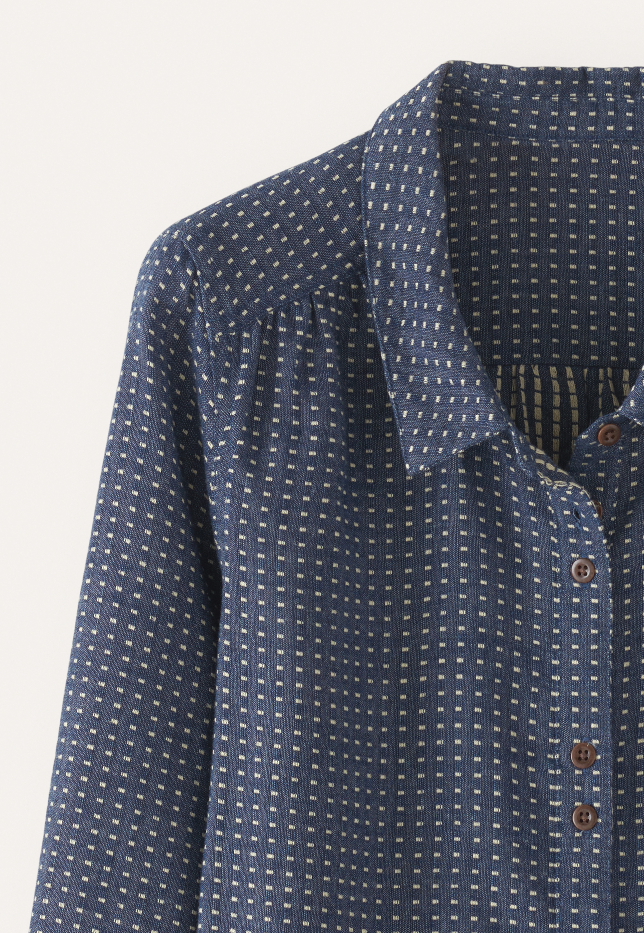 Poetry - Hemp & cotton dot-weave shirt Poetry - Hemp & cotton dot-weave shirt