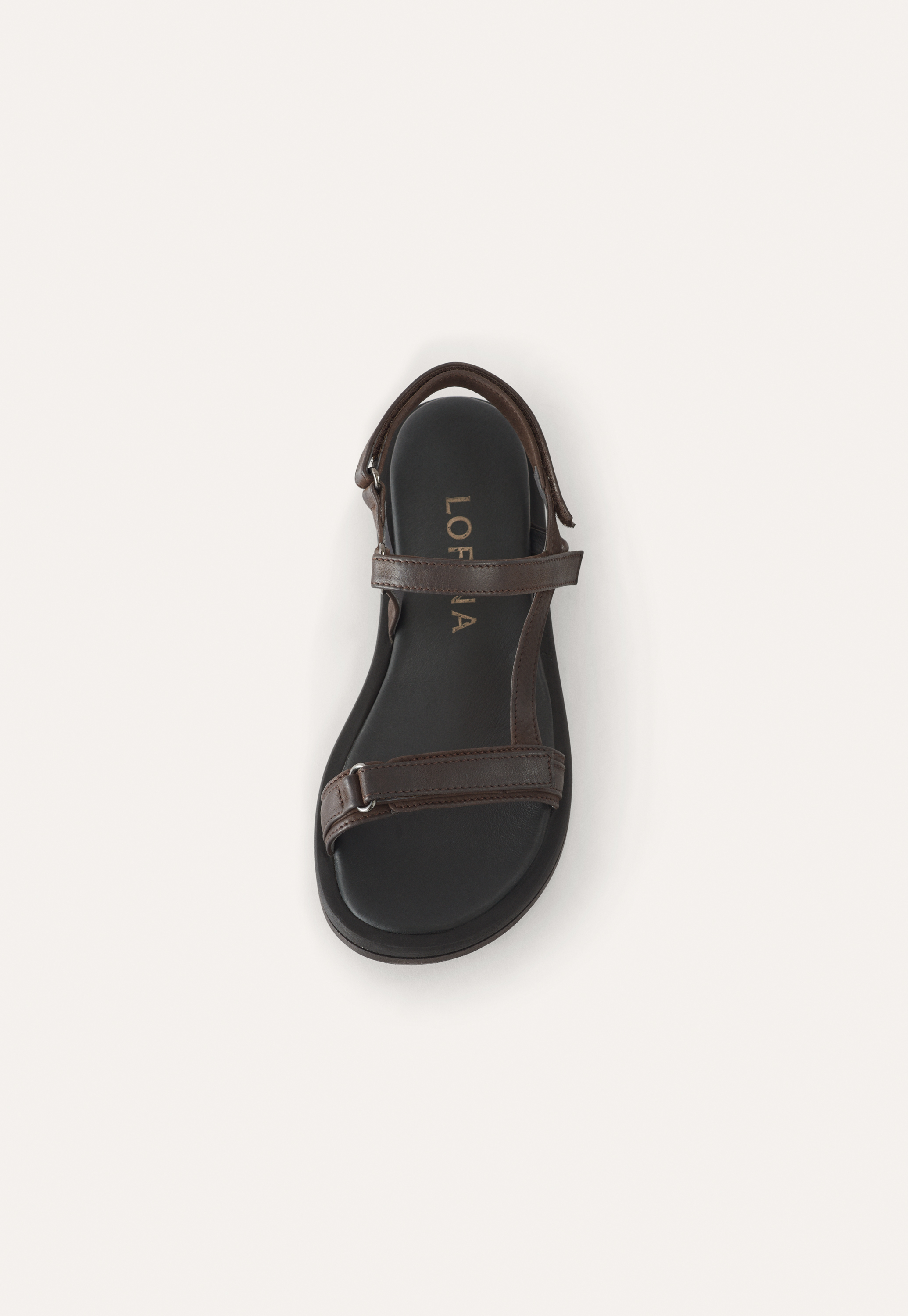 Poetry - Leather Velcro-strap sandals