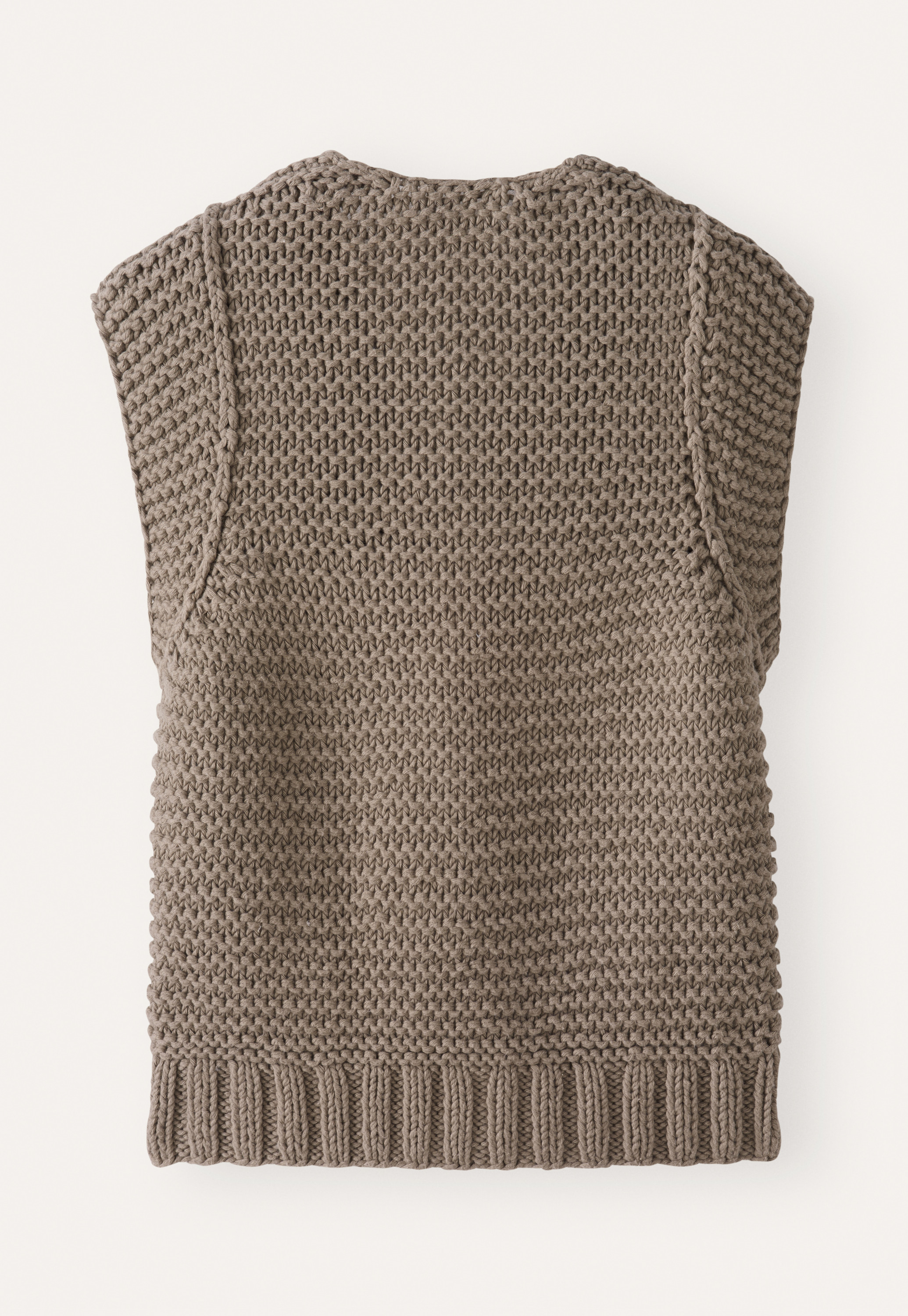 POETRY - Peruvian cotton hand-knitted waistcoat
