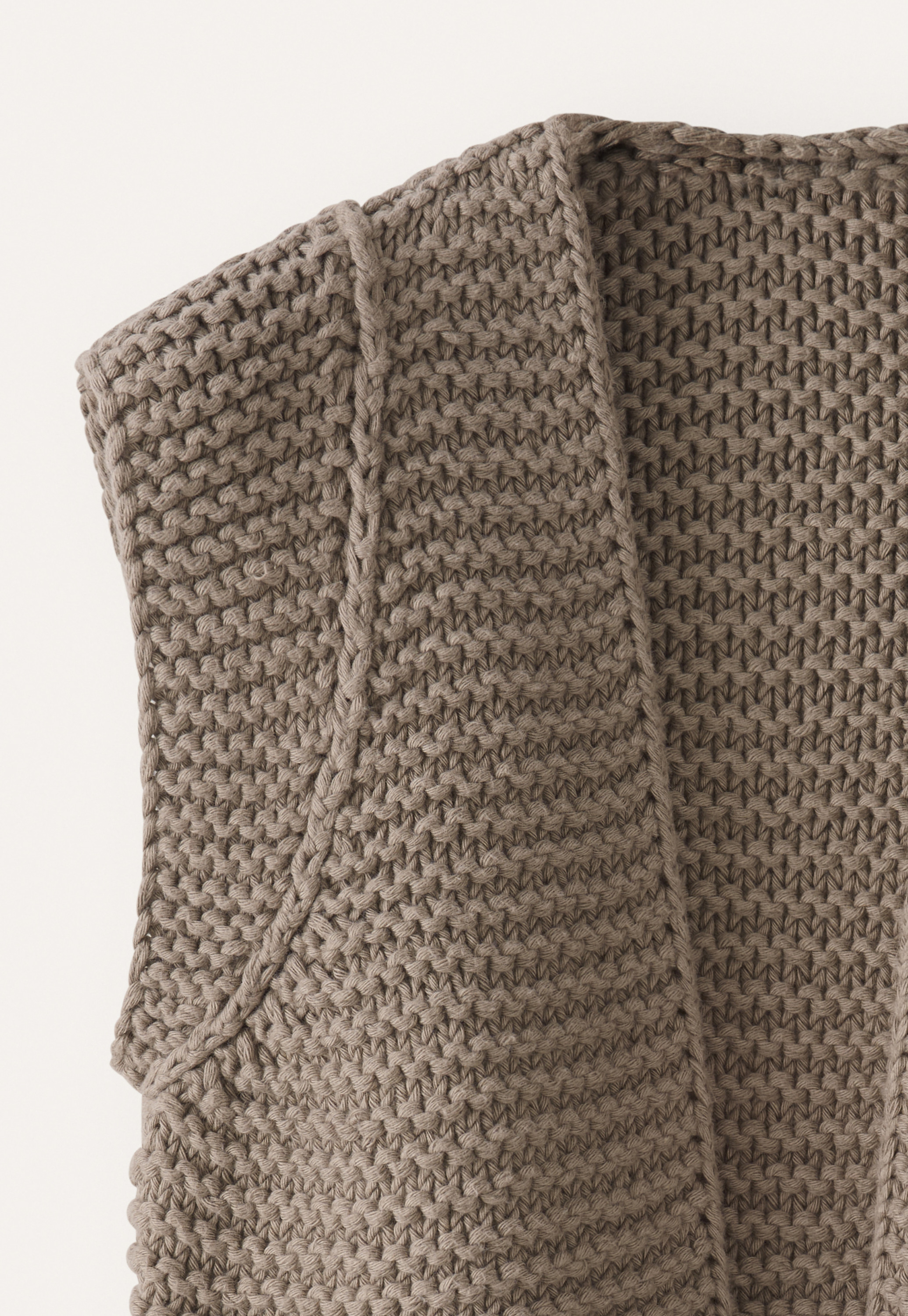 POETRY - Peruvian cotton hand-knitted waistcoat