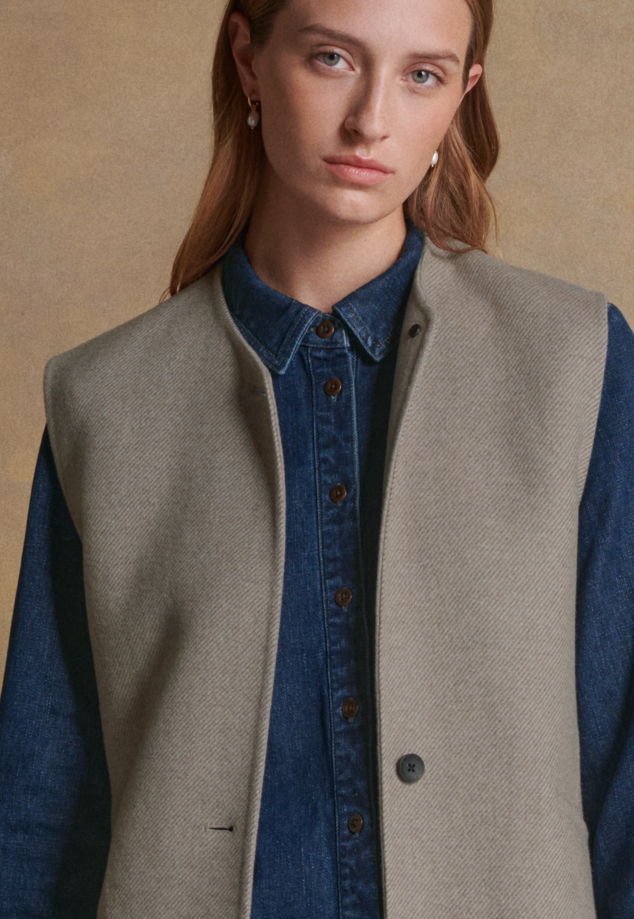 wool rever half coat – ENOF