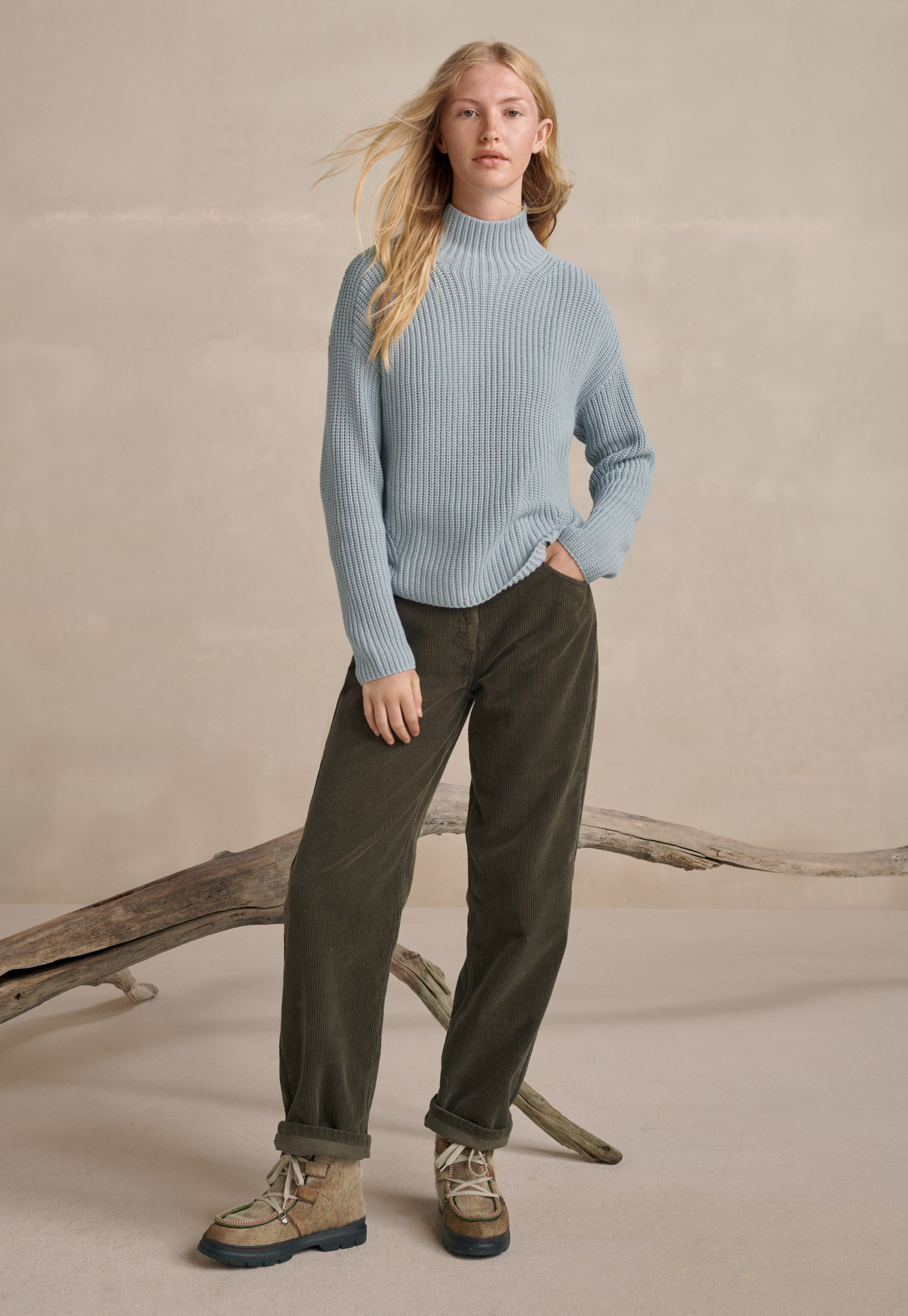 Poetry Straight leg cord trouser