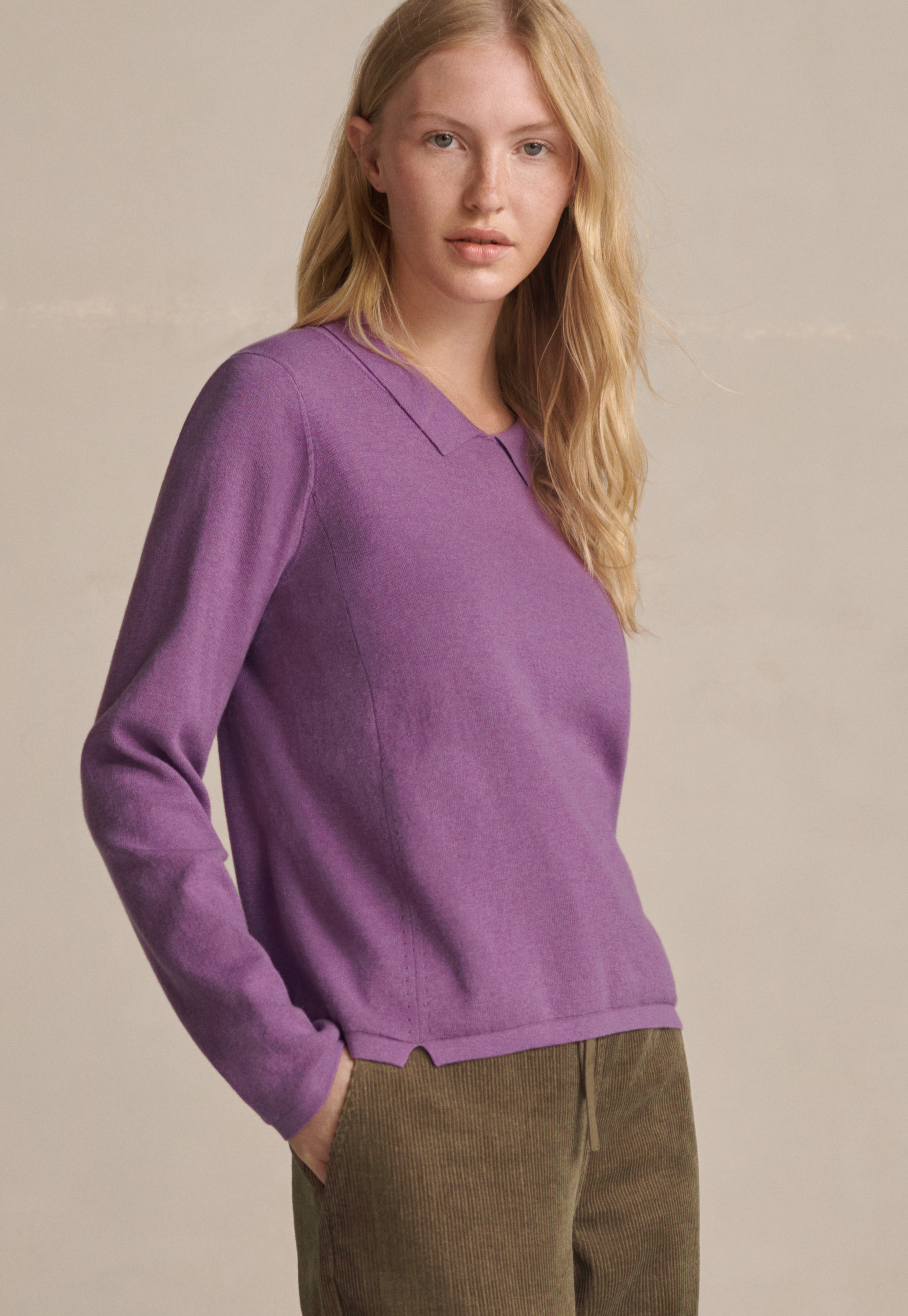 Cotton knitwear womens hot sale