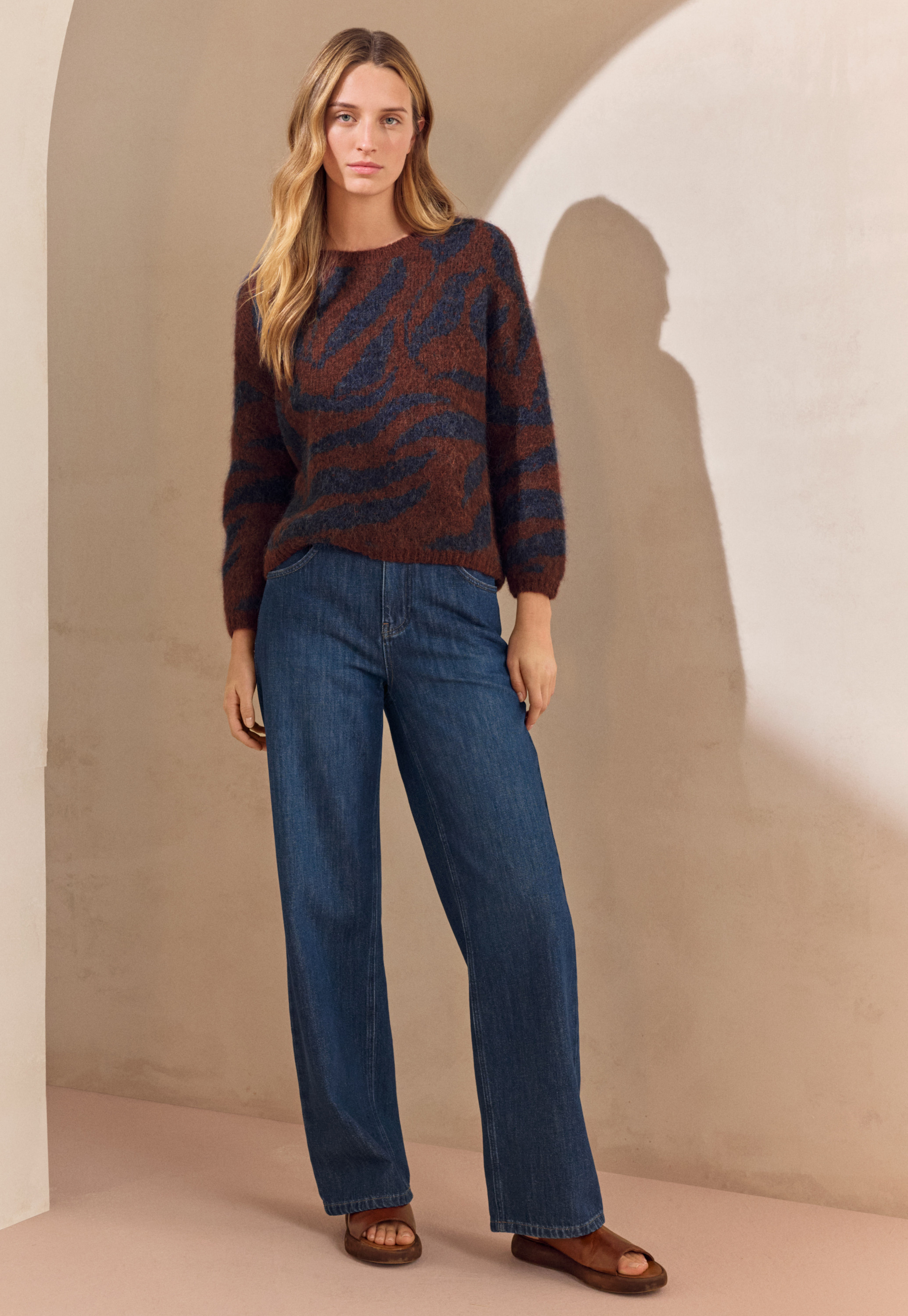 Poetry - Alpaca & silk patterned sweater