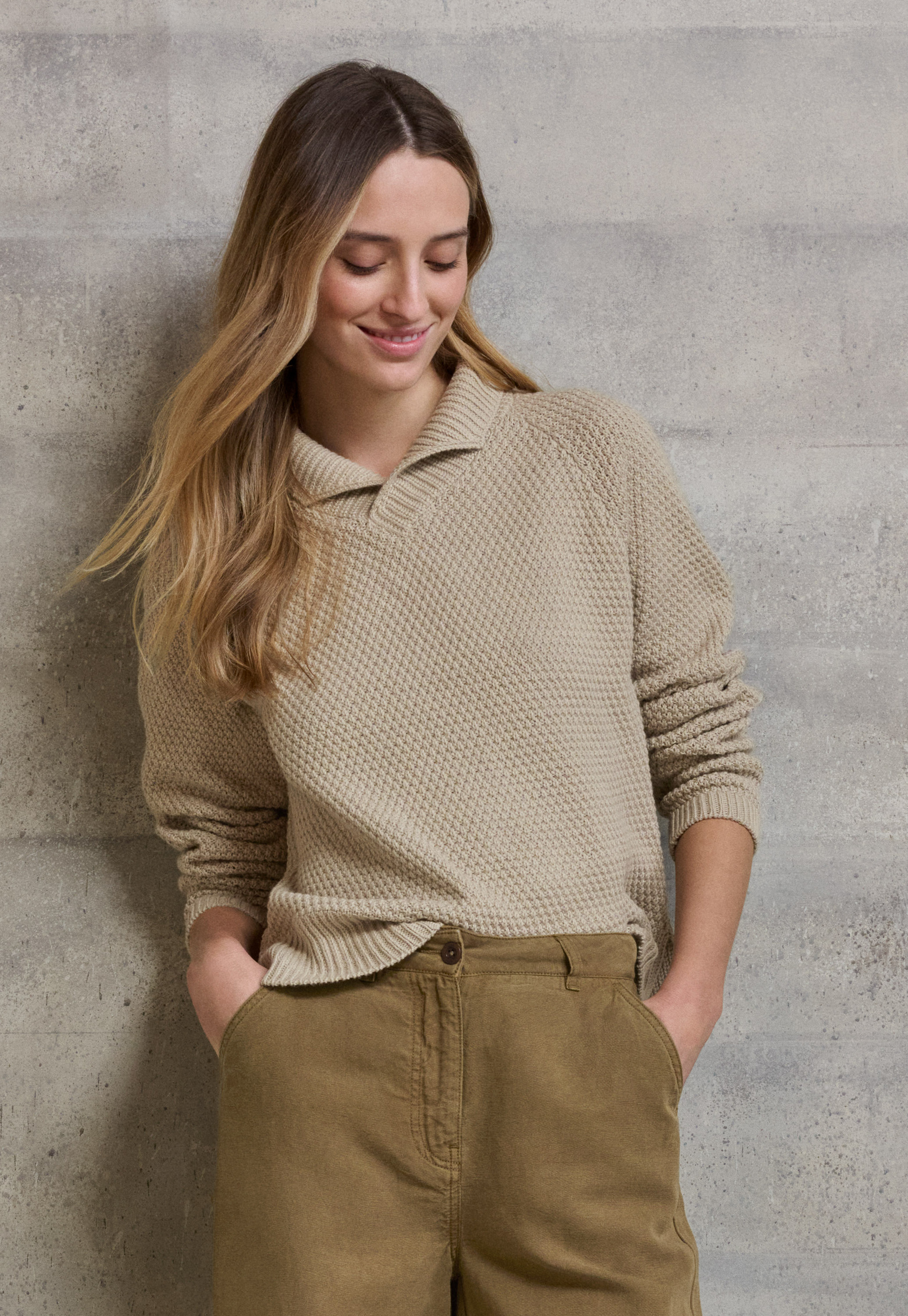 k*♡様 NKNIT / sheer wool henley neck KNIT k*♡様 NKNIT / sheer wool henley neck KNIT NKNIT sheer wool