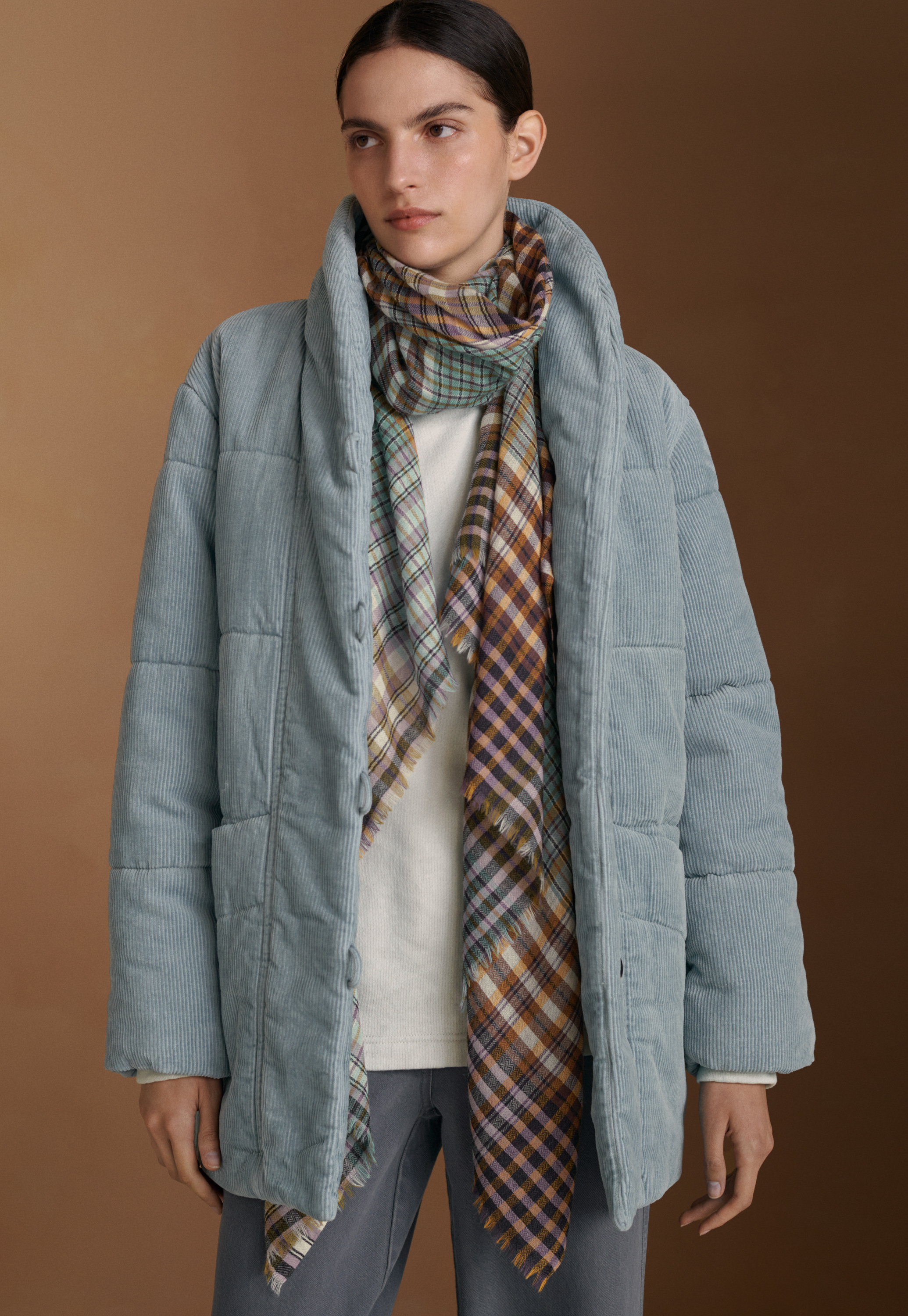 Poetry - Padded shawl-collar coat