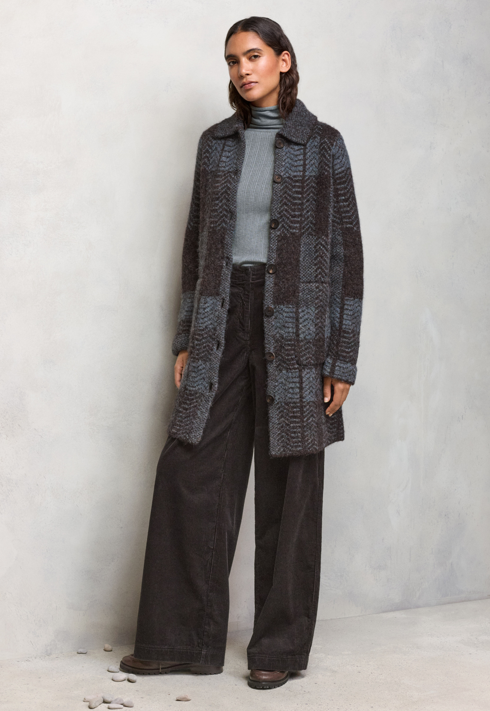 Poetry Alpaca silk checked=