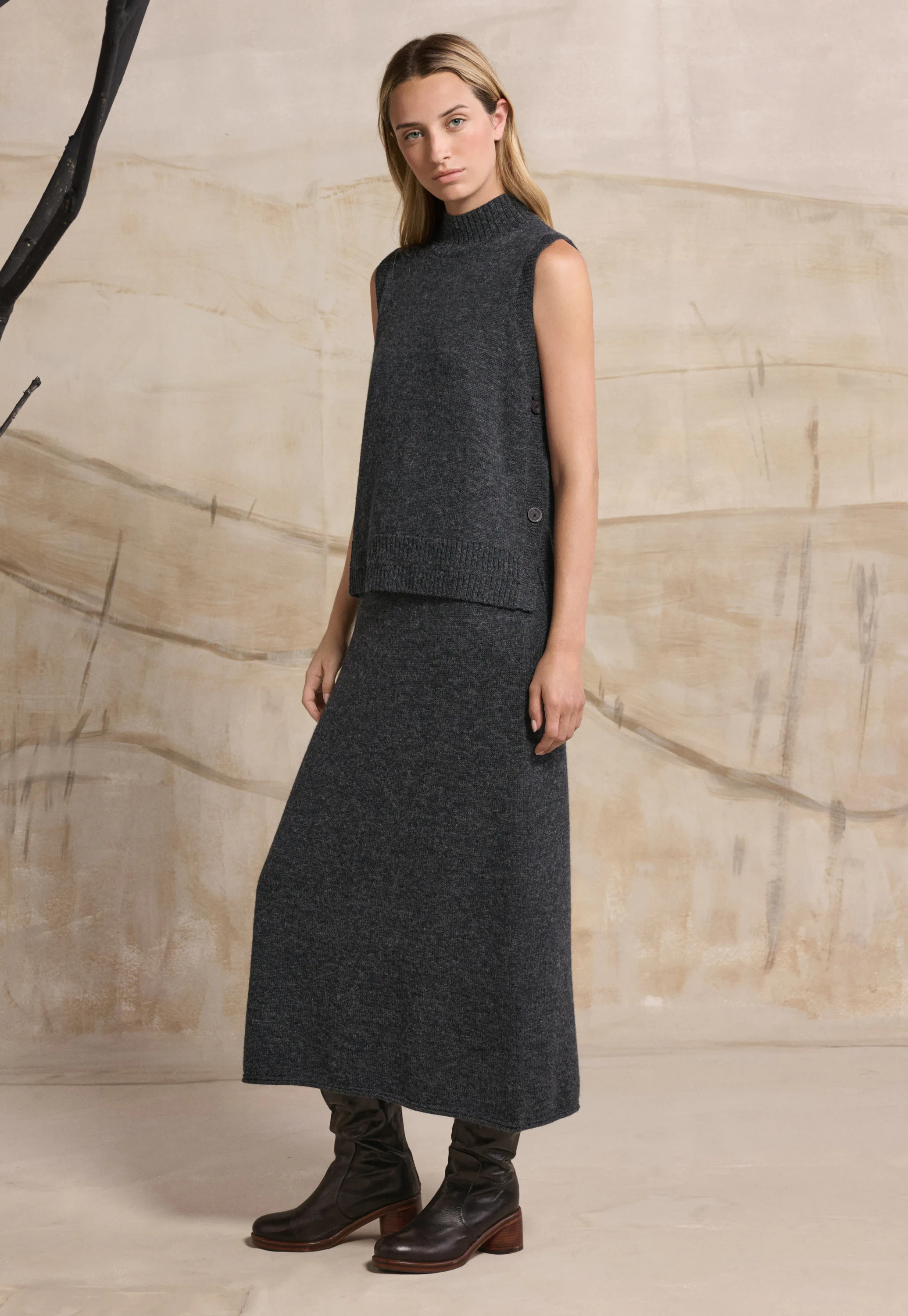 POETRY - Alpaca & wool knitted skirt POETRY - Alpaca & wool knitted skirt