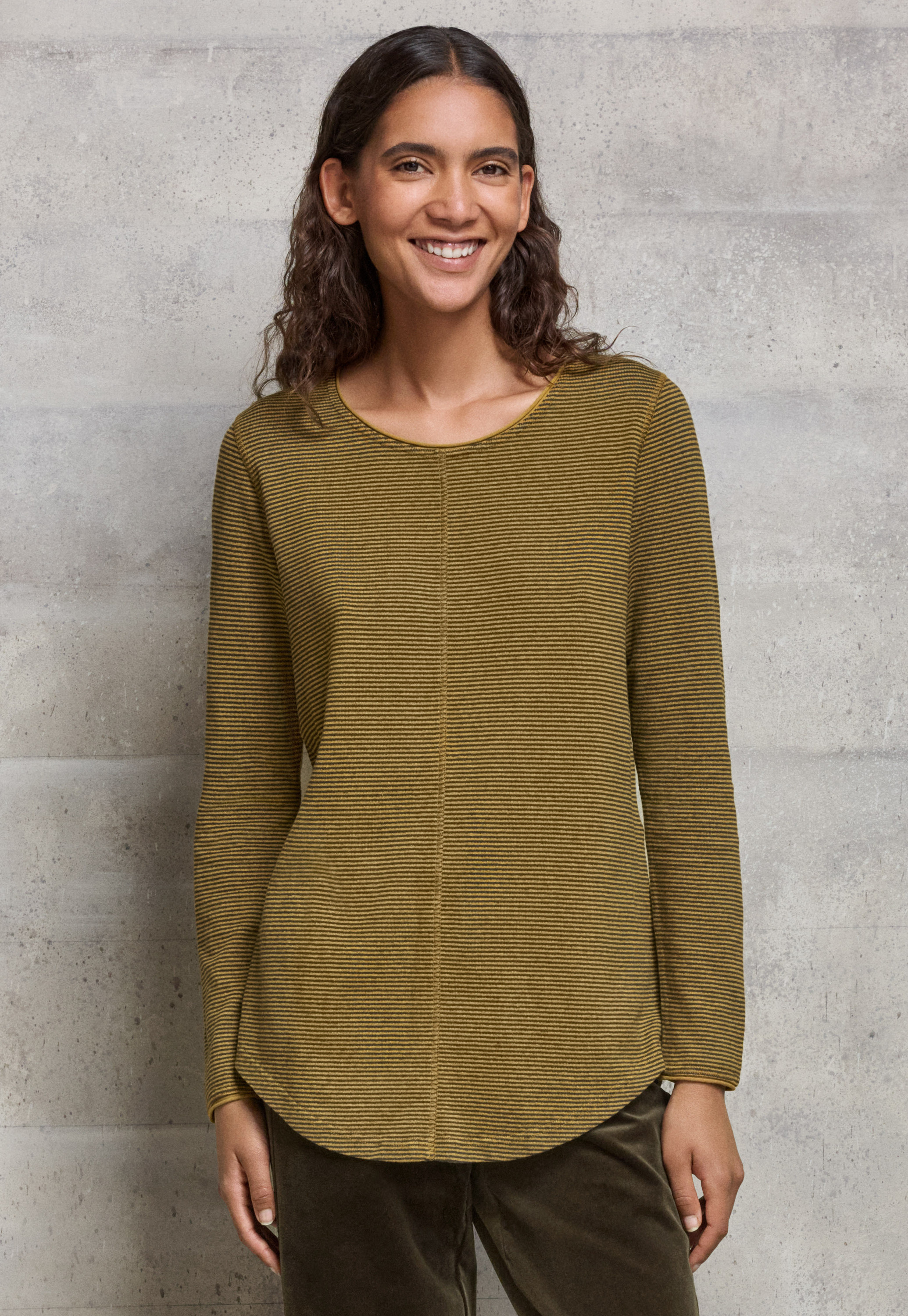 トップス argue organic cotton hemp border t beige ORGANIC COTTON HEMP BORDER T-SHIRTS/BEIGE | ARGUE