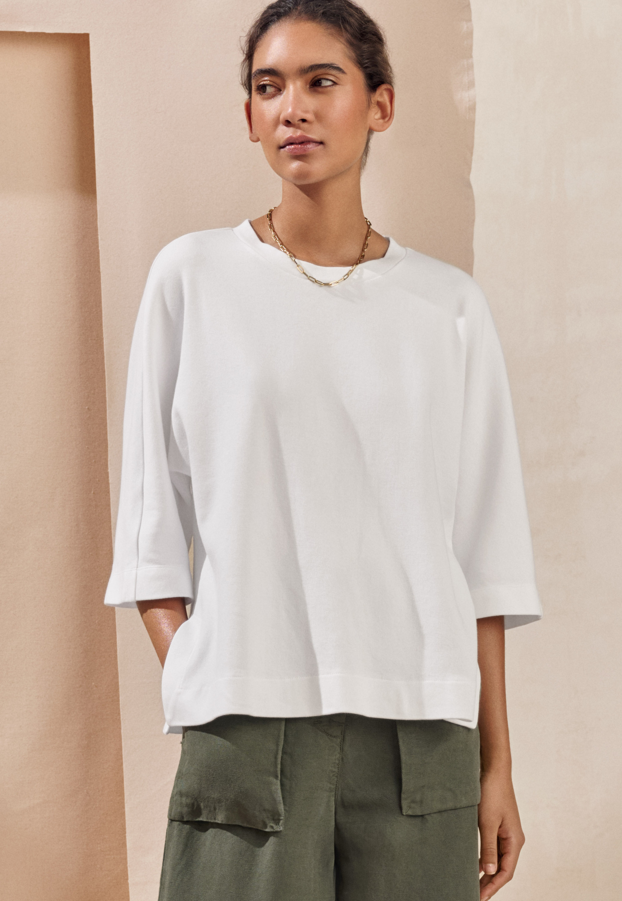 Poetry - Cotton jersey dolman-sleeve top
