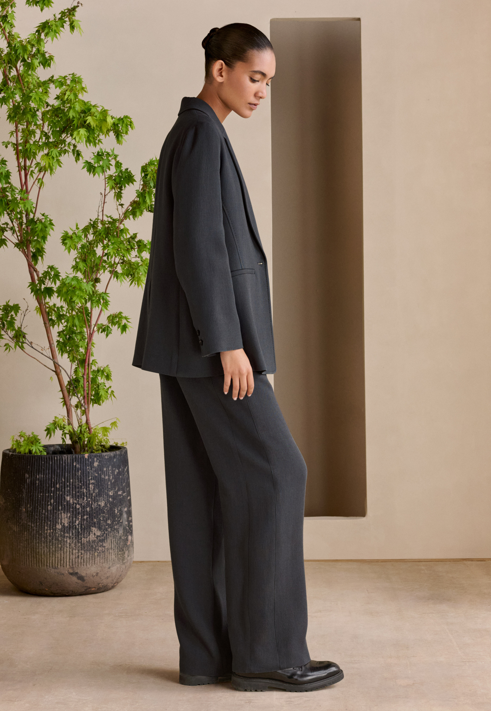 Poetry - Italian lyocell & wool tailored blazer