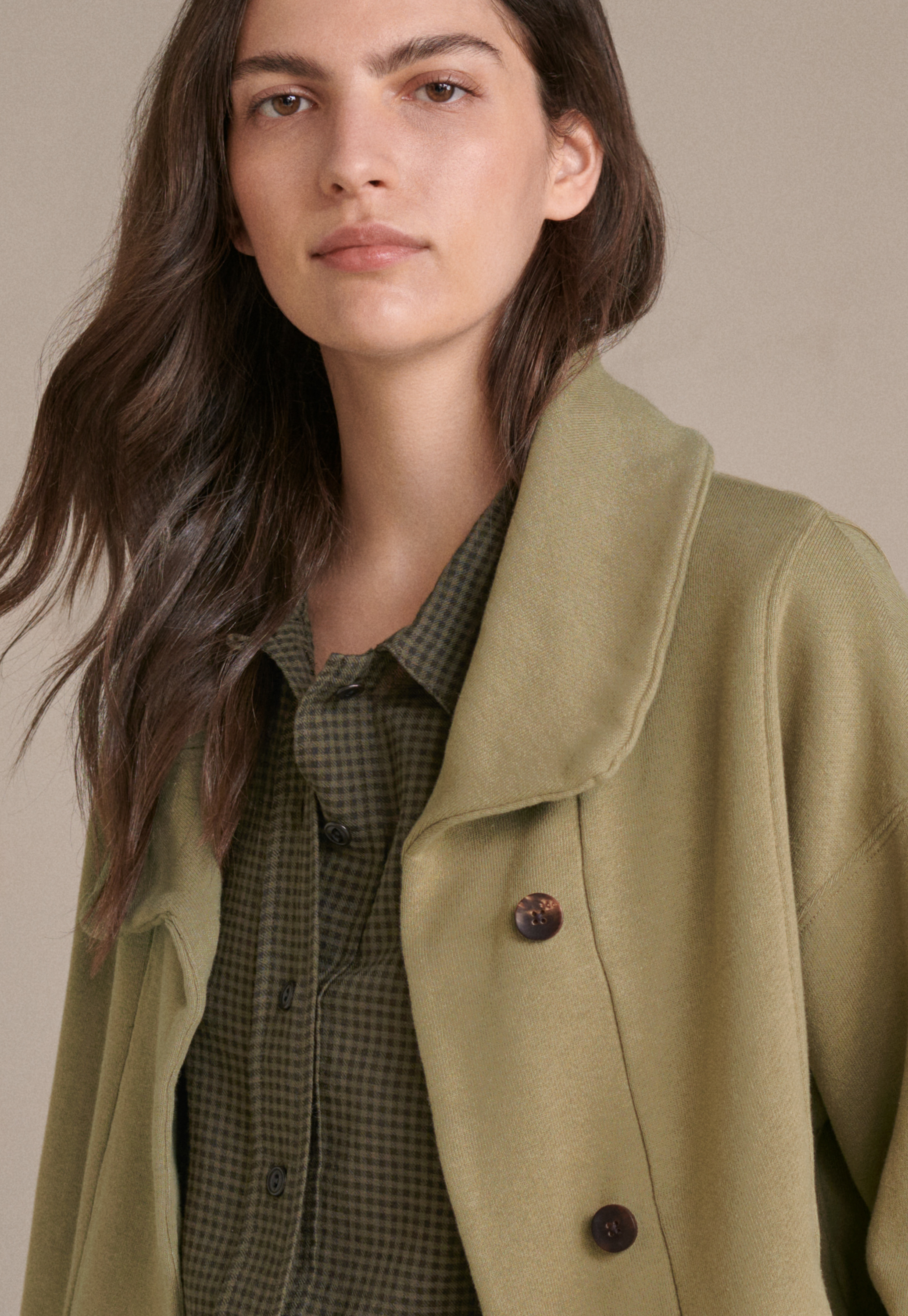 Poetry Hemp cotton jersey jacket