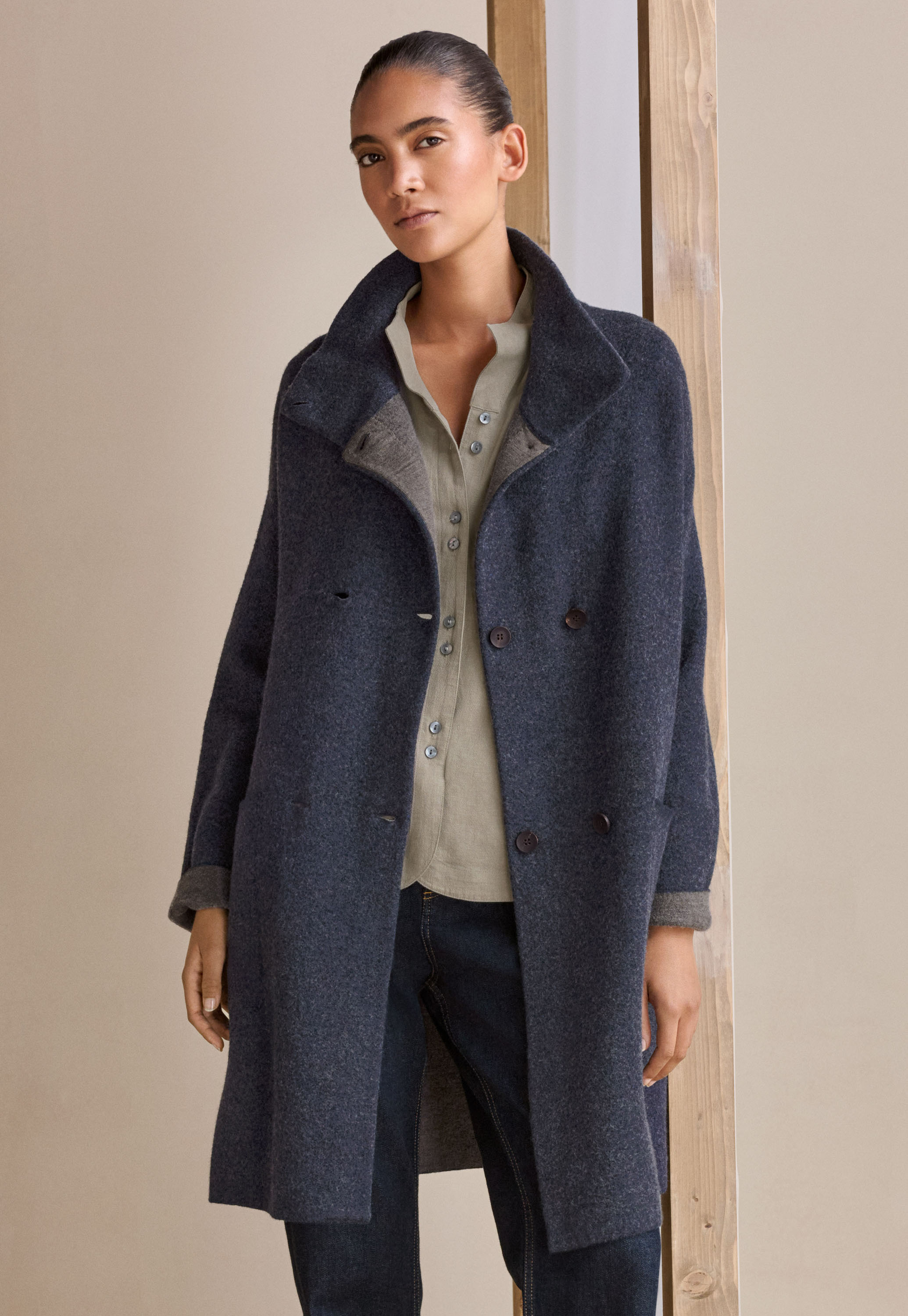 【ENOF】wool rever half coat ENOF】wool rever half coat