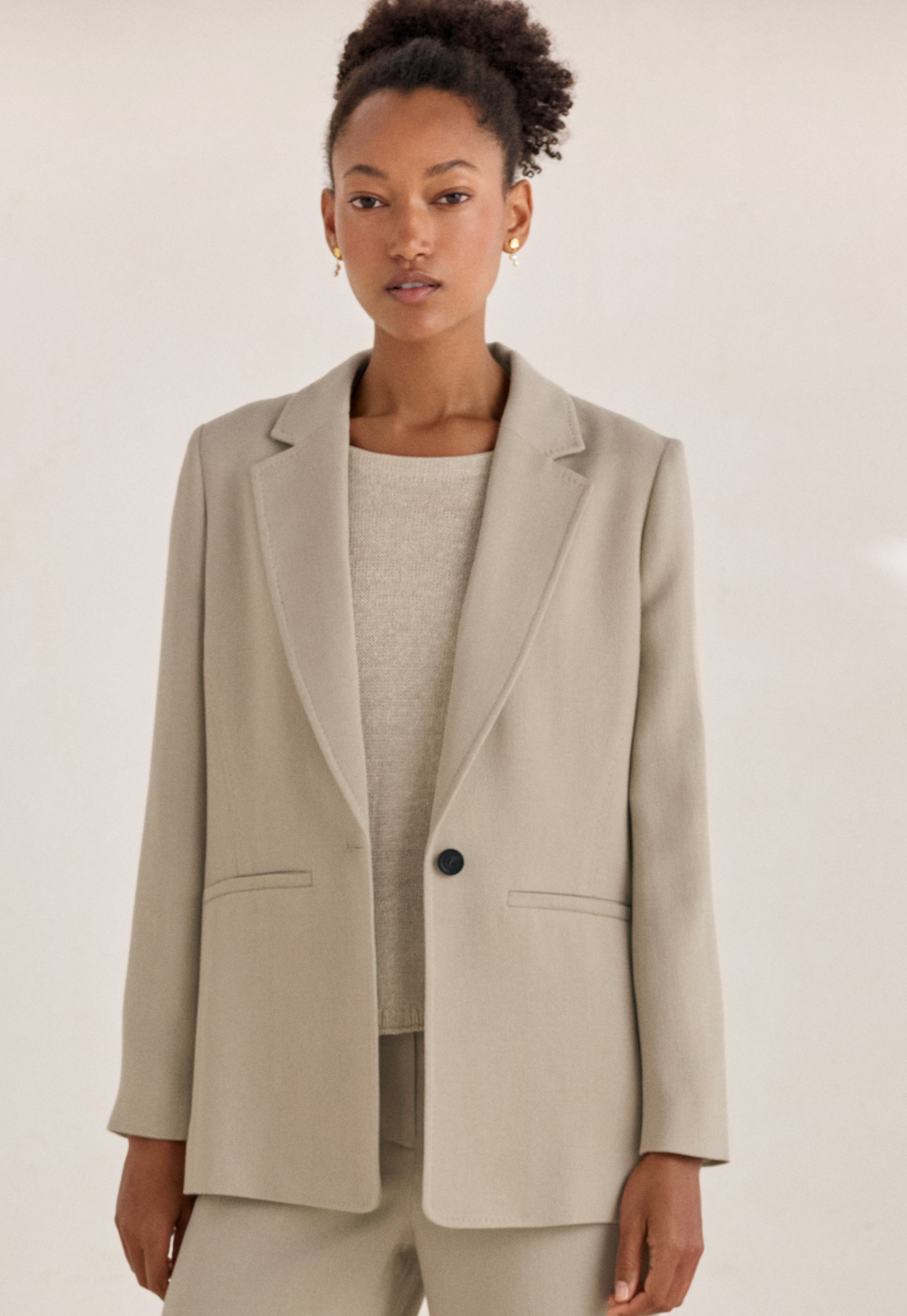 Poetry - Italian lyocell & wool tailored blazer