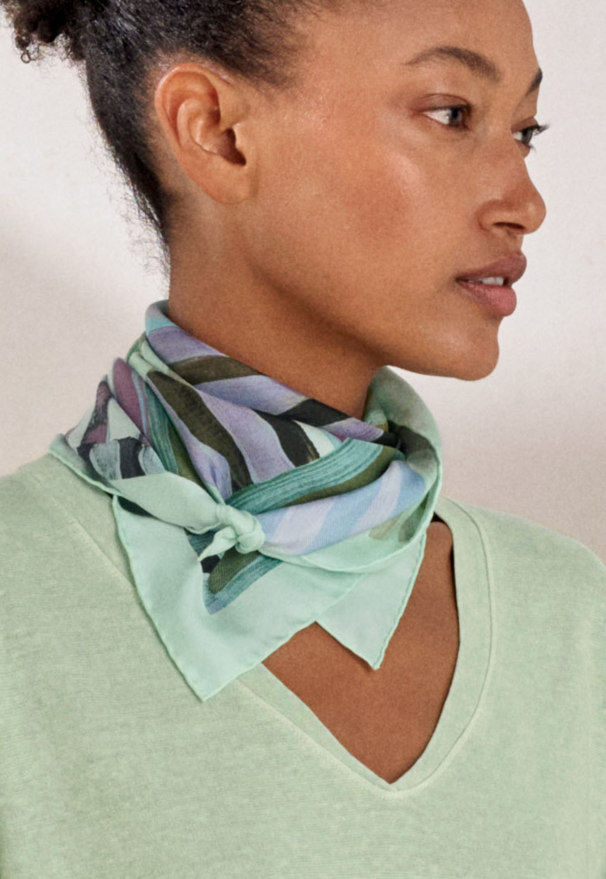 Poetry - Printed silk scarf