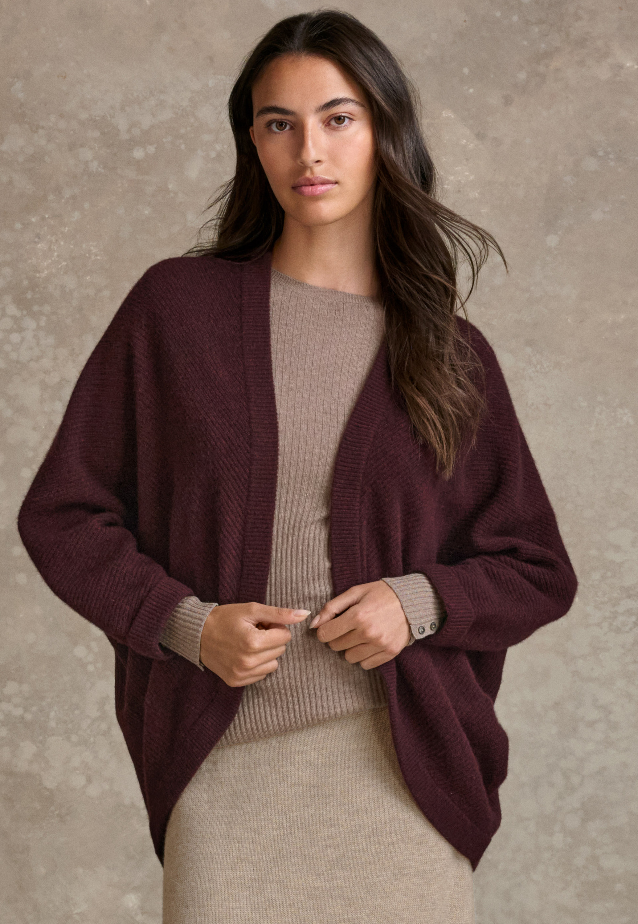 Poetry Cashmere cocoon cardigan