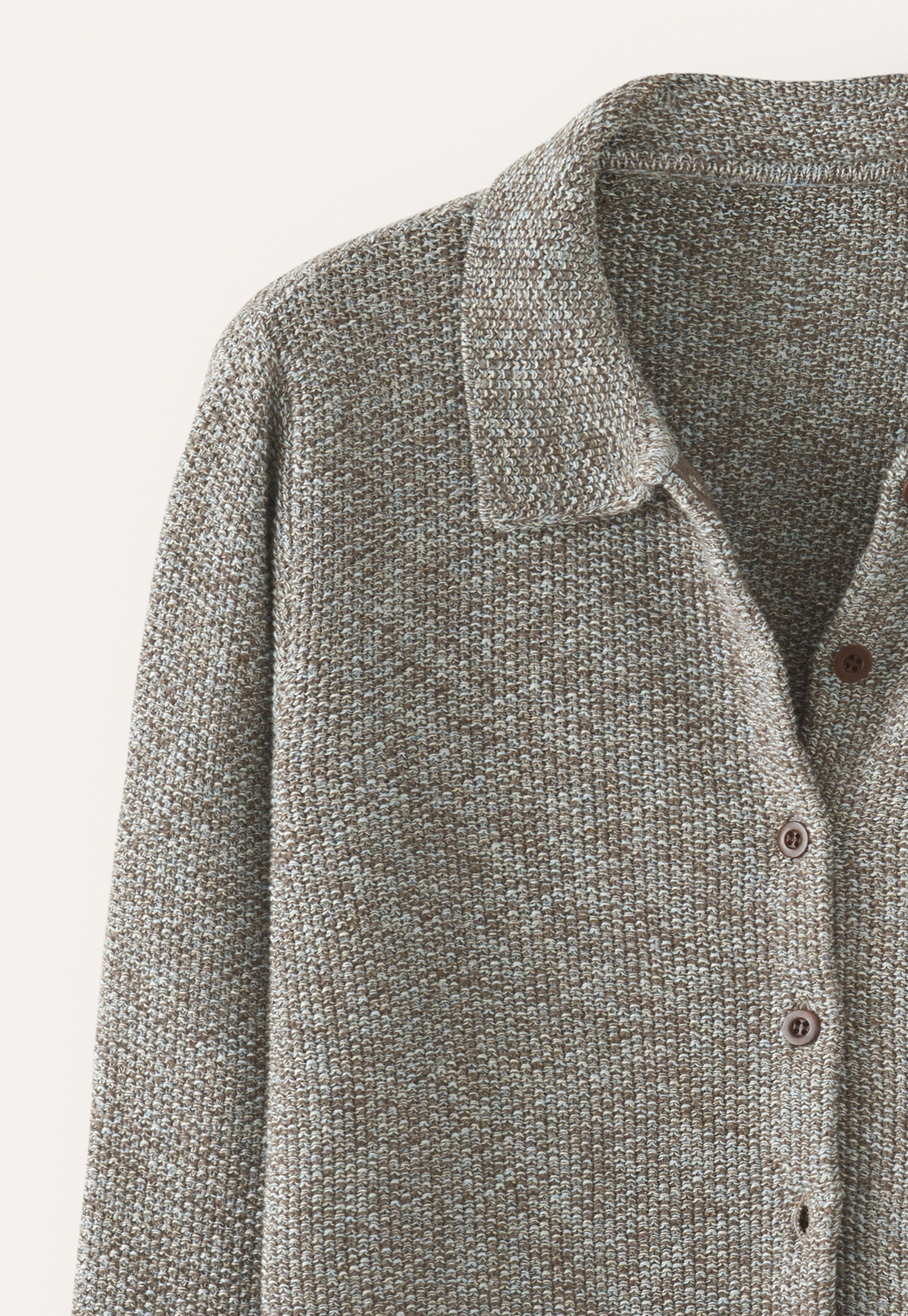 POETRY - Cotton moss-stitch cardigan
