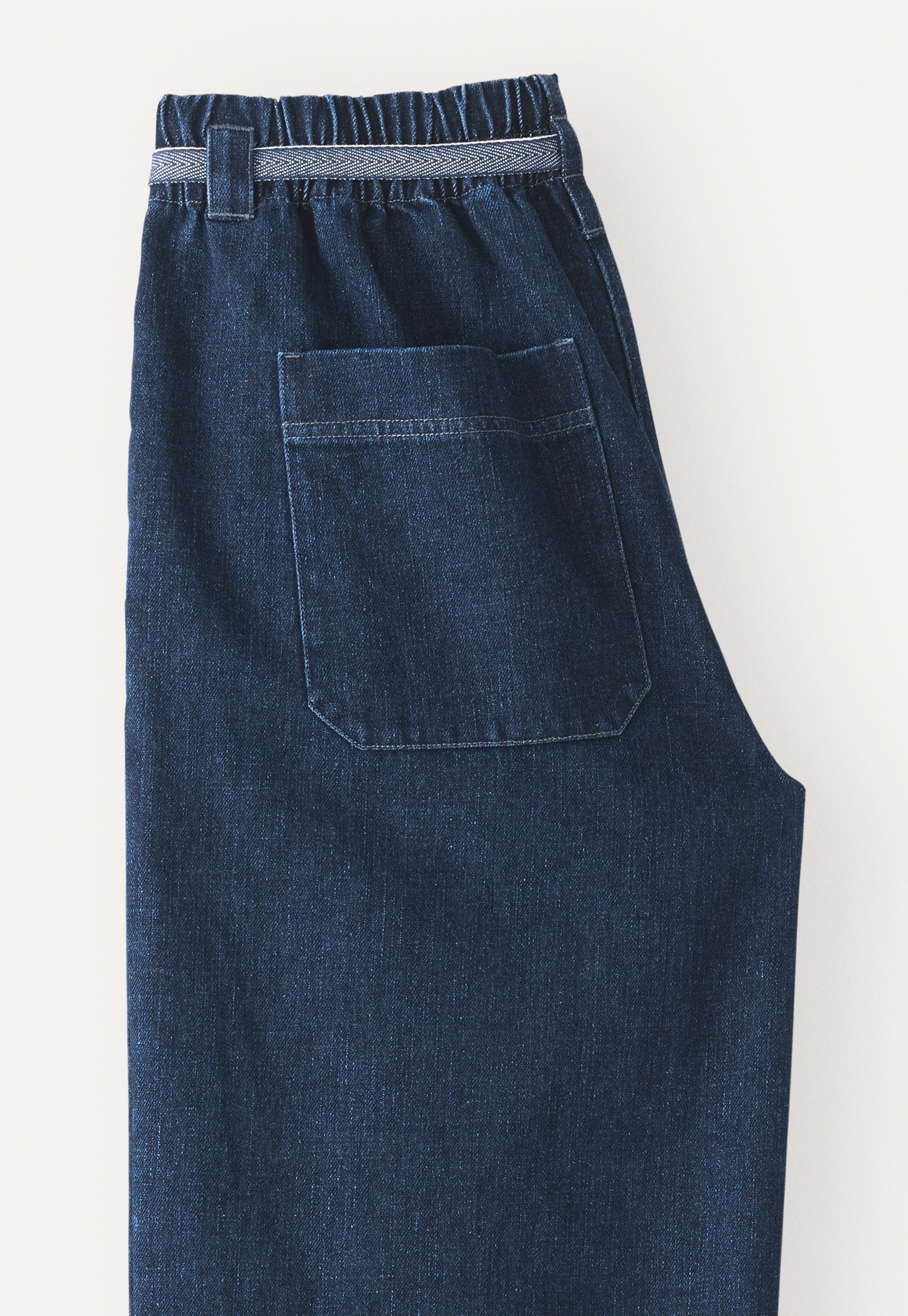 Poetry - Indigo-dyed wide-leg trousers