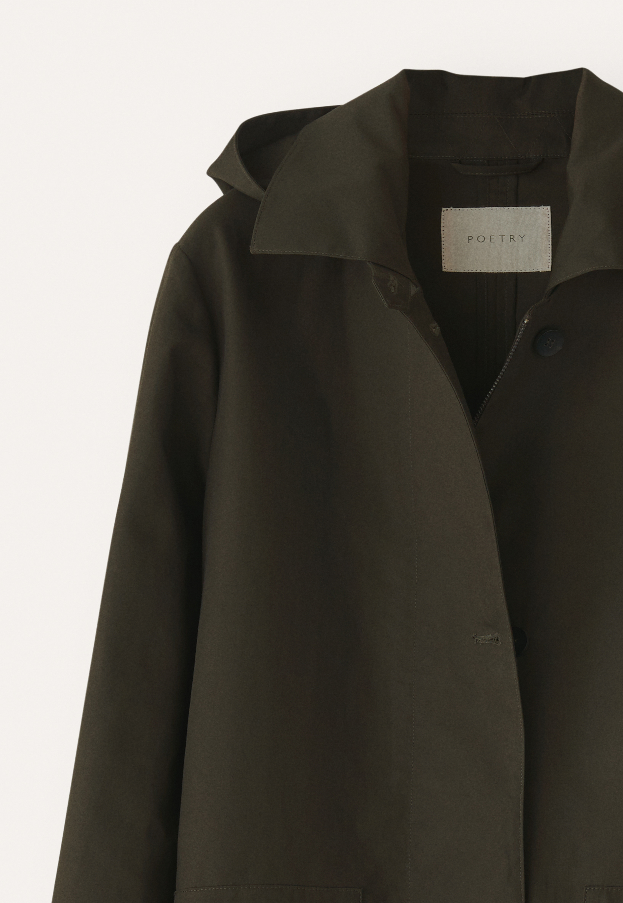 Poetry - Hooded trench coat Poetry - Hooded trench coat
