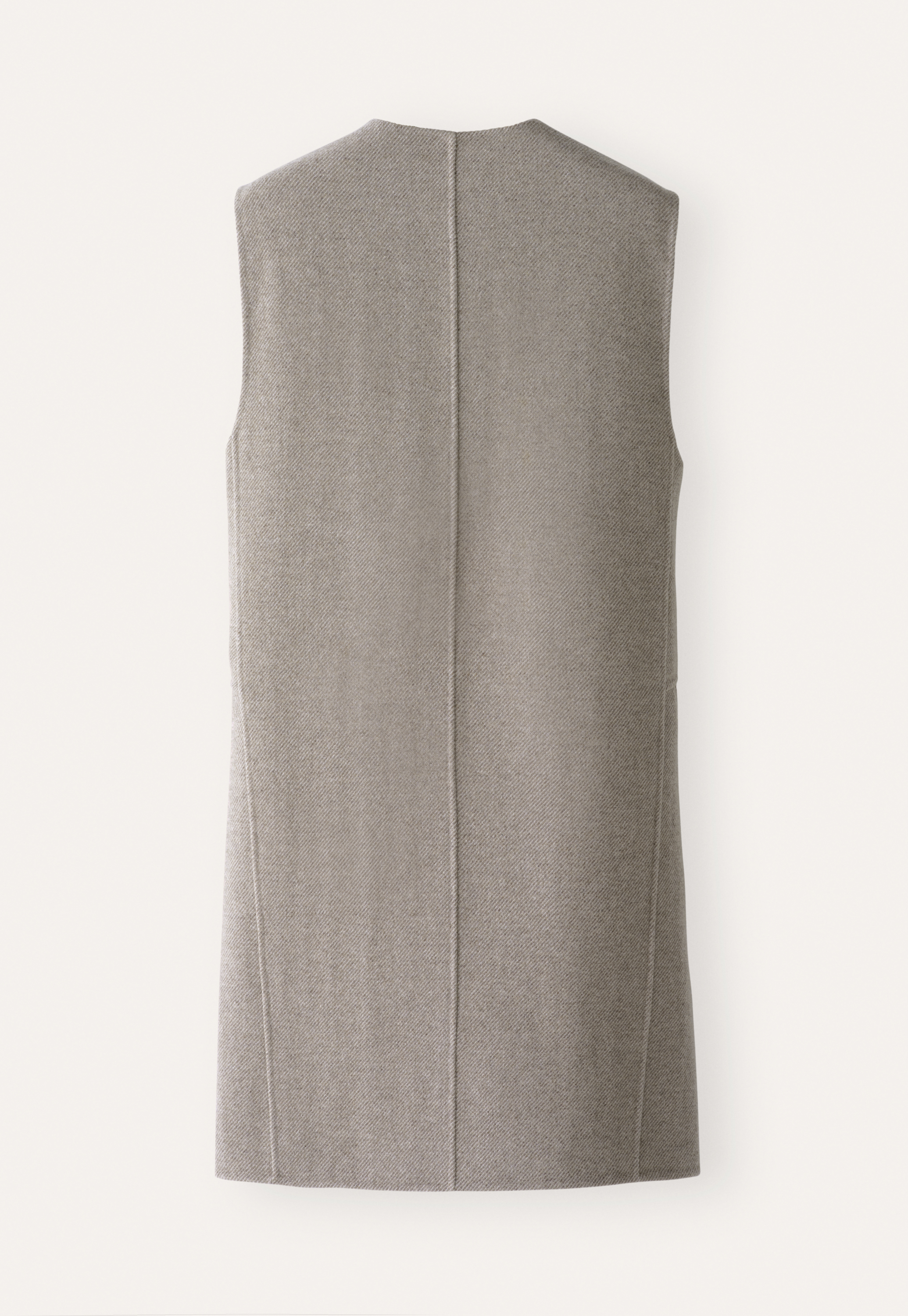Poetry - Double-faced wool sleeveless coat
