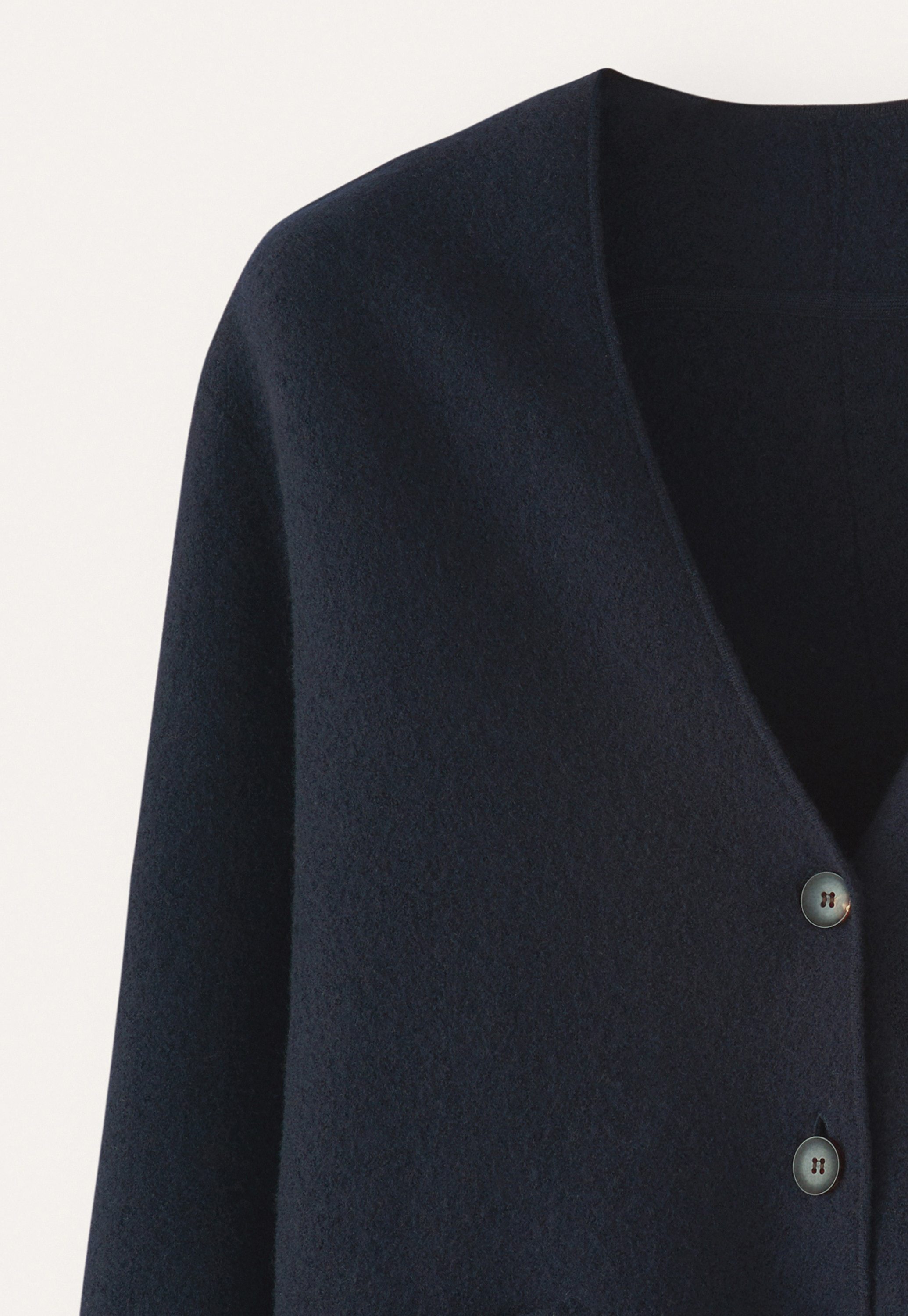 POETRY - Boiled wool short knitted jacket
