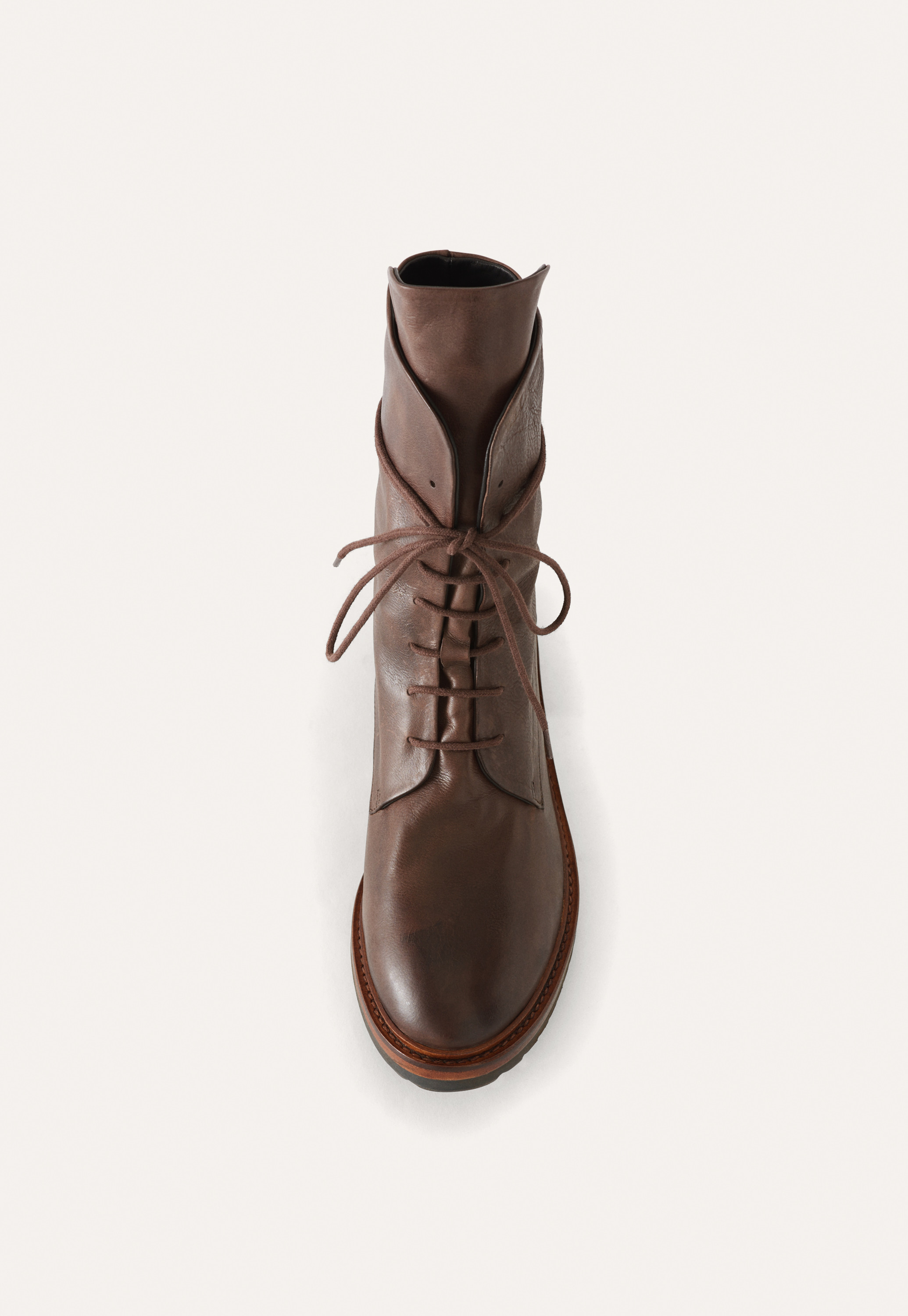 POETRY - Leather lace-up boots