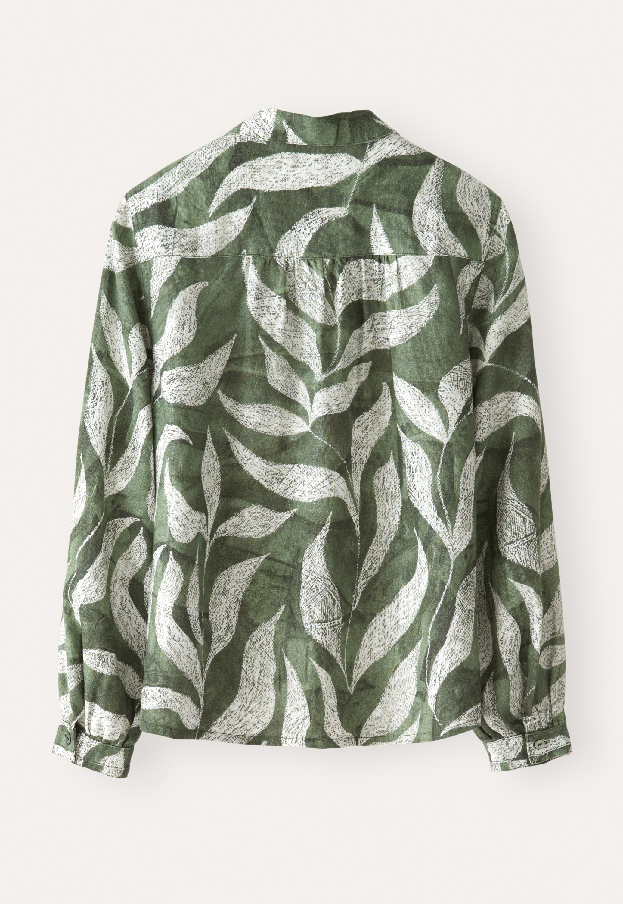 Bordered Geo Print Rayon Short Sleeve Shirt | Express