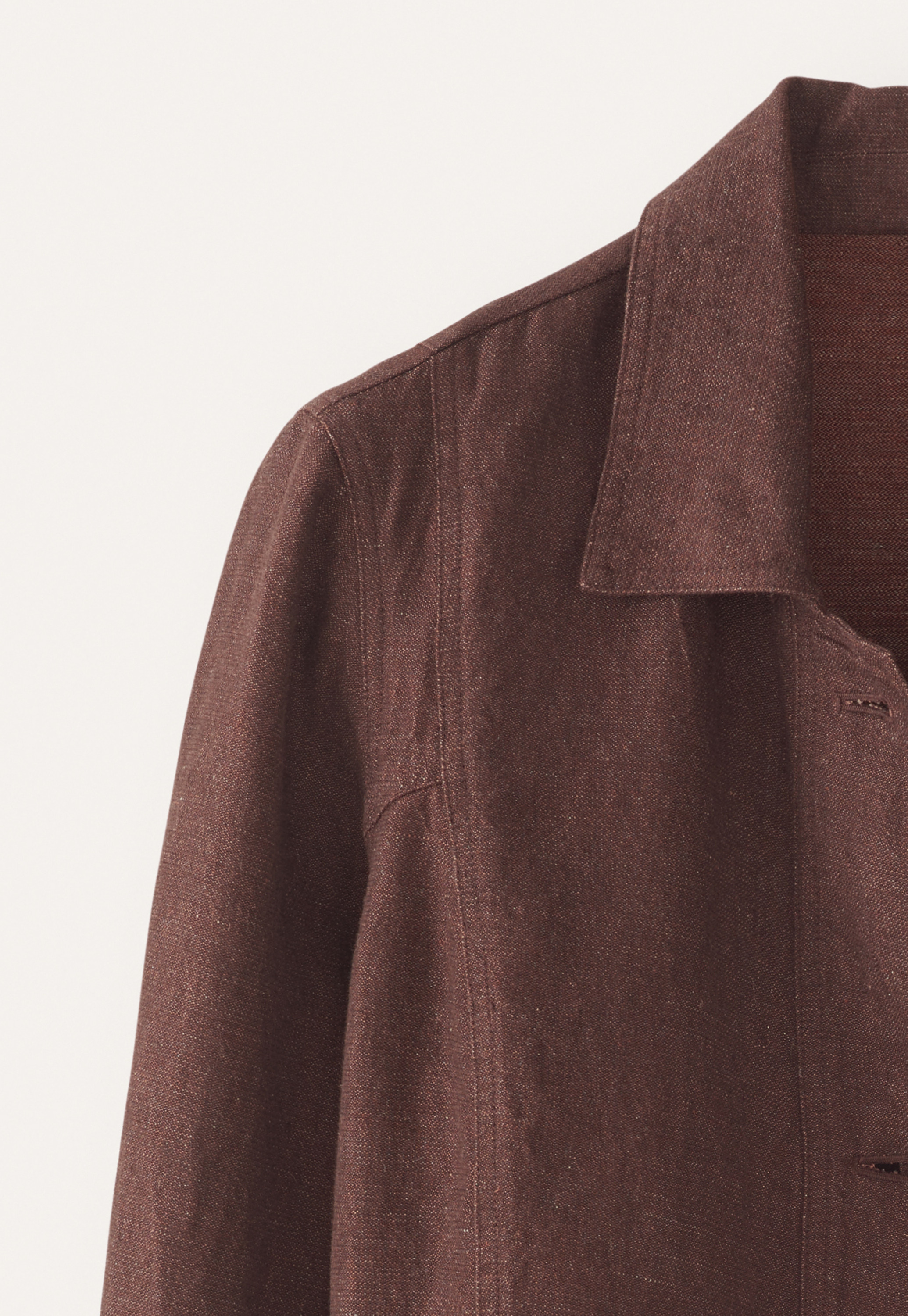POETRY - Linen & wool boxy jacket